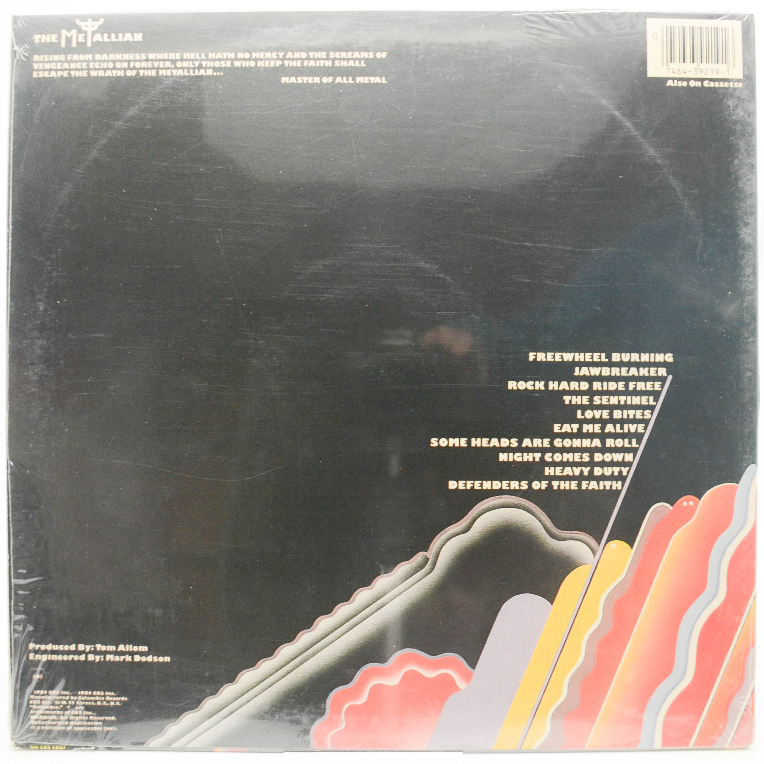 Виниловая пластинка Judas Priest — Defenders Of The Faith (USA), 1984
