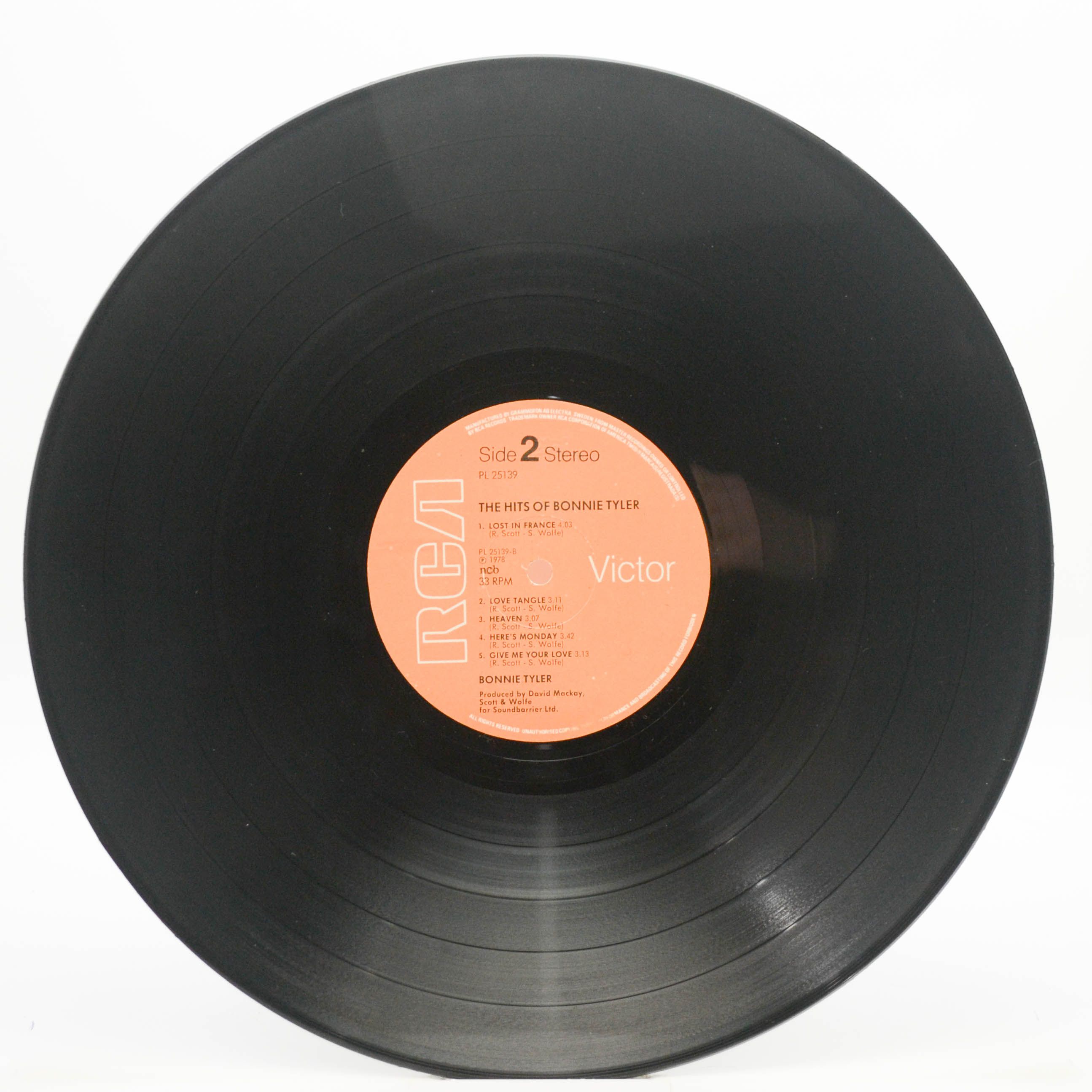 Виниловая пластинка Bonnie Tyler — The Hits Of Bonnie Tyler, 1978