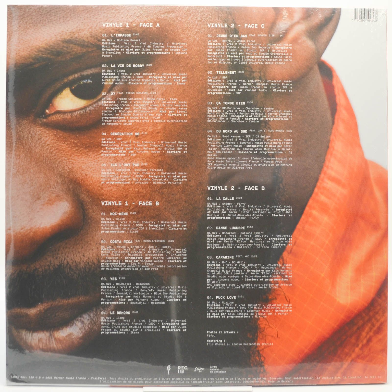 Виниловая пластинка Da Uzi — Vrai 2 Vrai (2LP), 2021