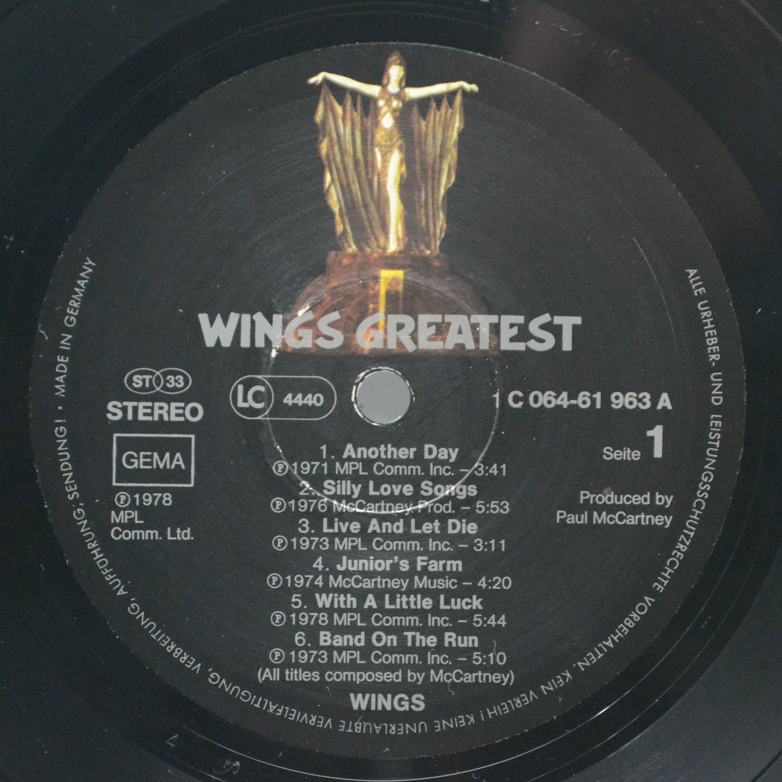 Wings — Wings Greatest, 1978