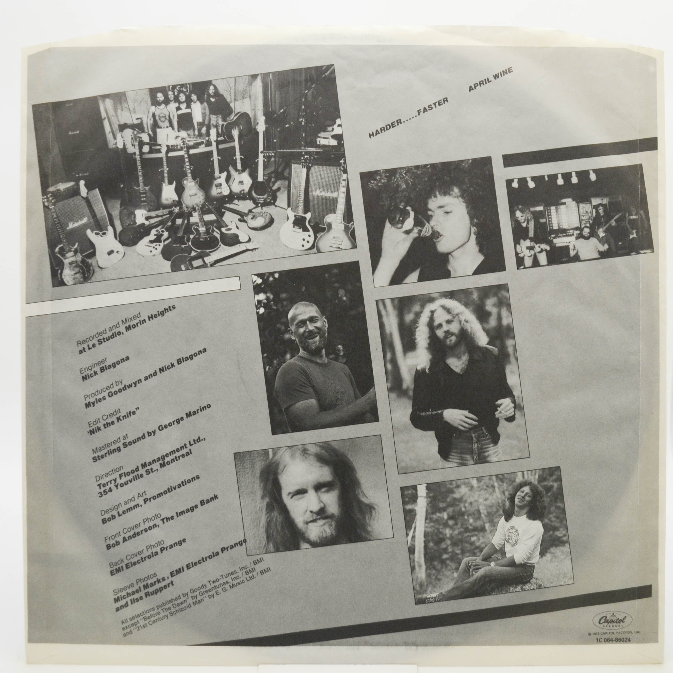 April Wine — Harder.....Faster, 1979