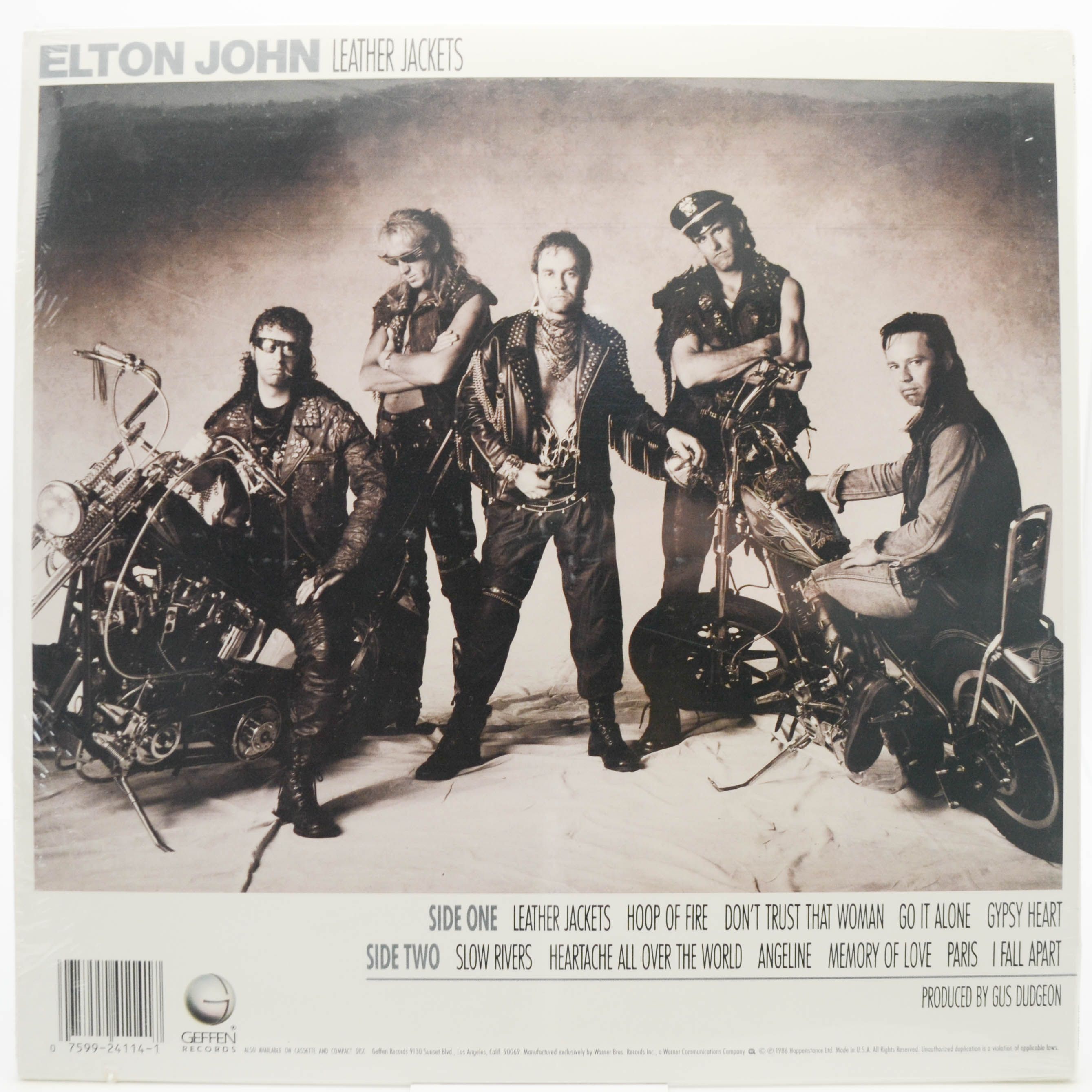 Elton John — Leather Jackets (USA), 1986