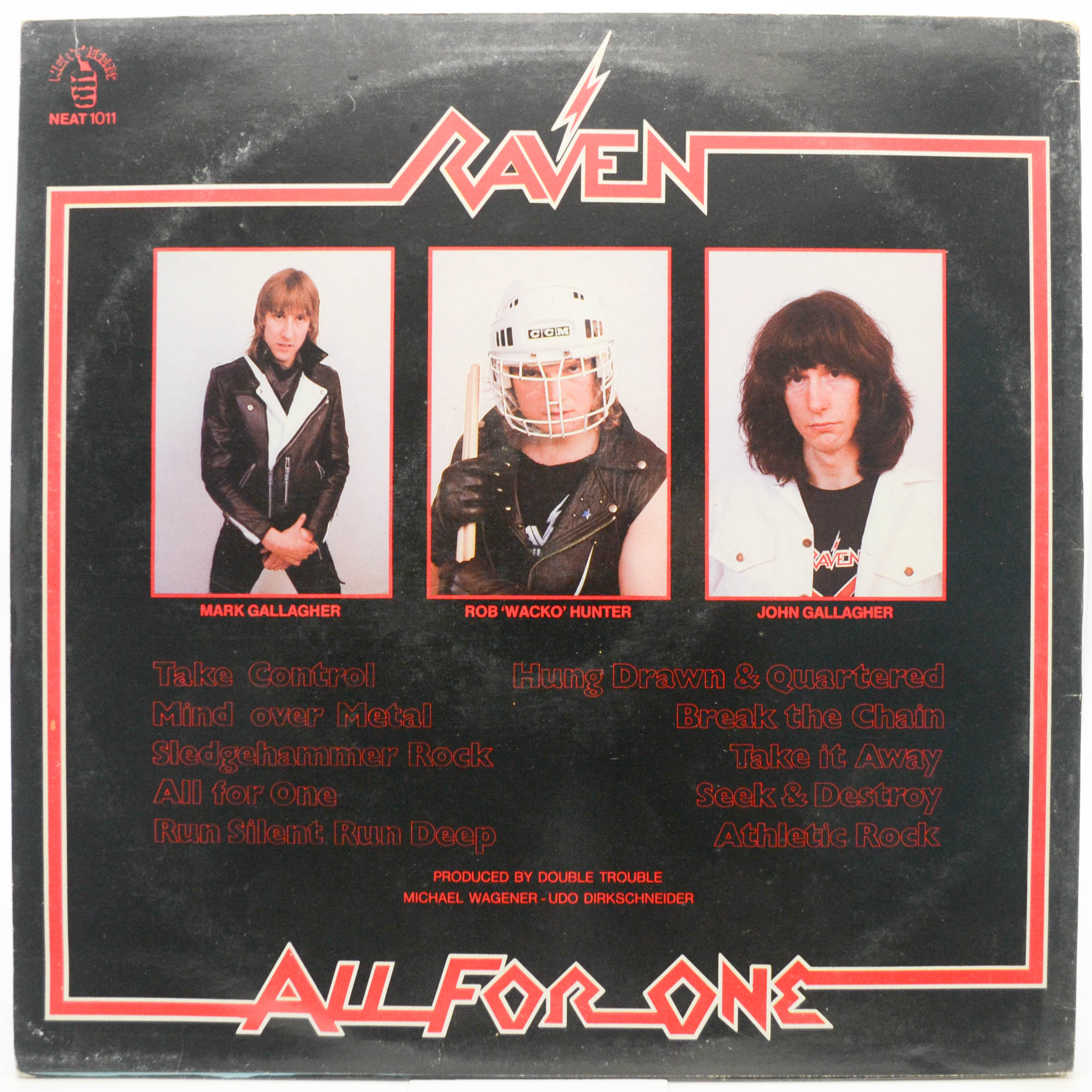 Виниловая пластинка Raven — All For One (1-st, UK), 1983