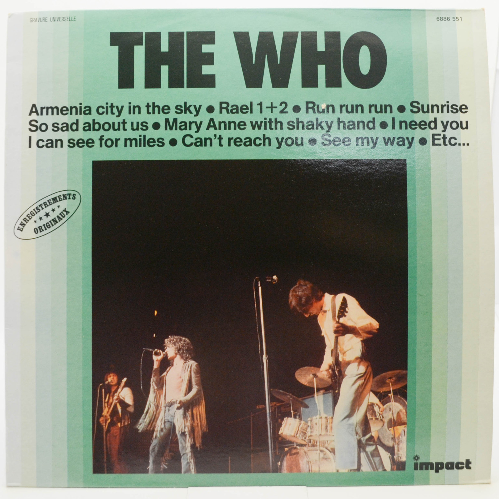 Виниловая пластинка Who — The Who, 1977