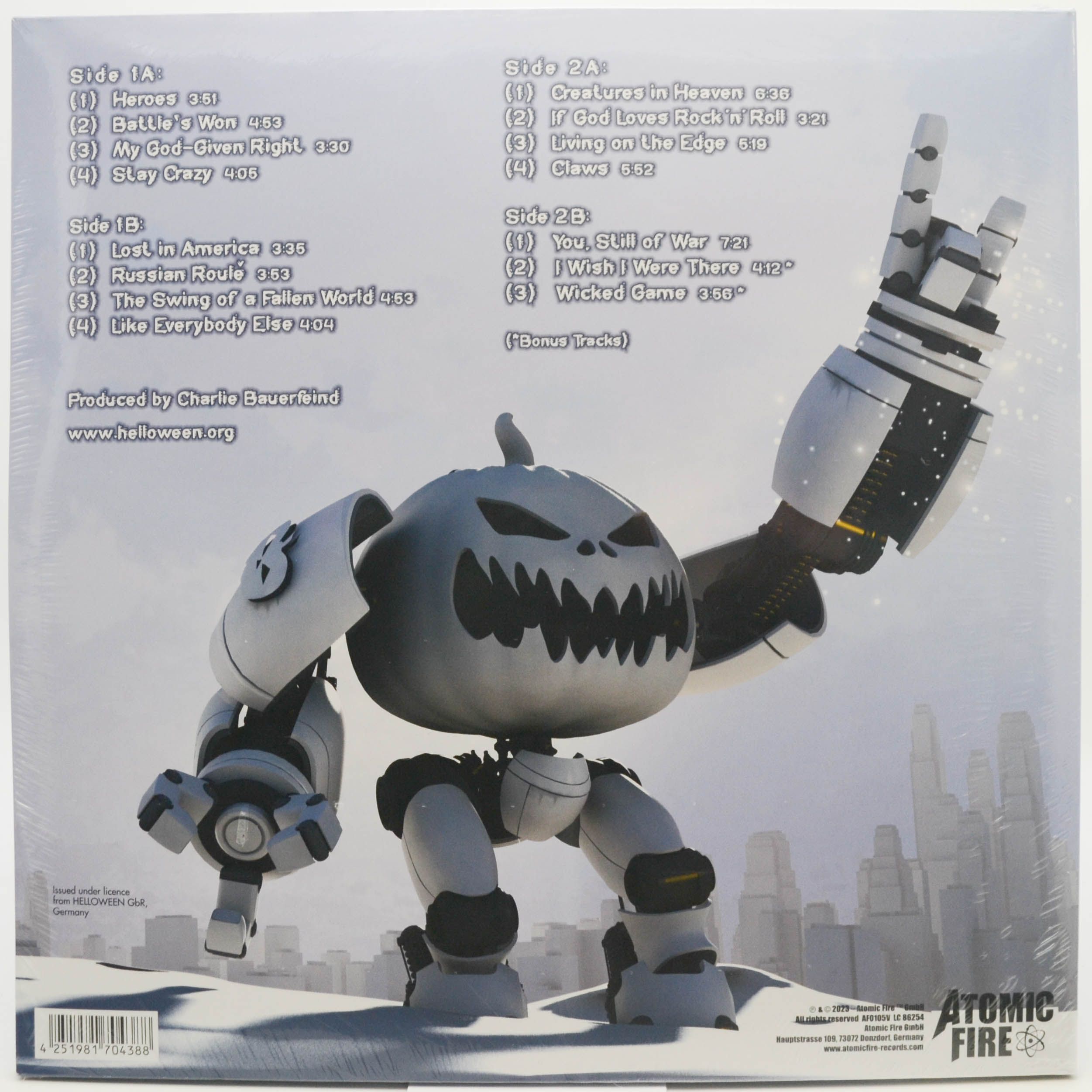 Helloween — My God-Given Right (2LP), 2015