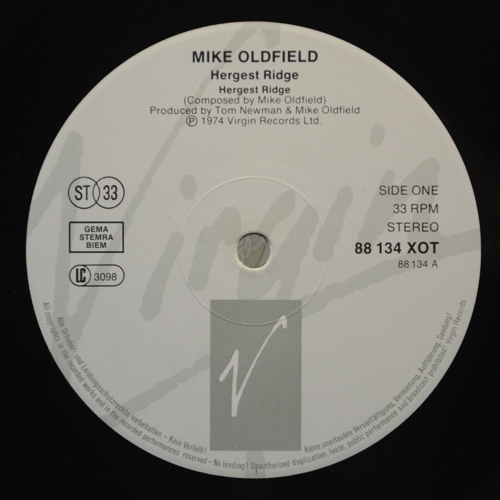 Mike Oldfield — Hergest Ridge, 1974