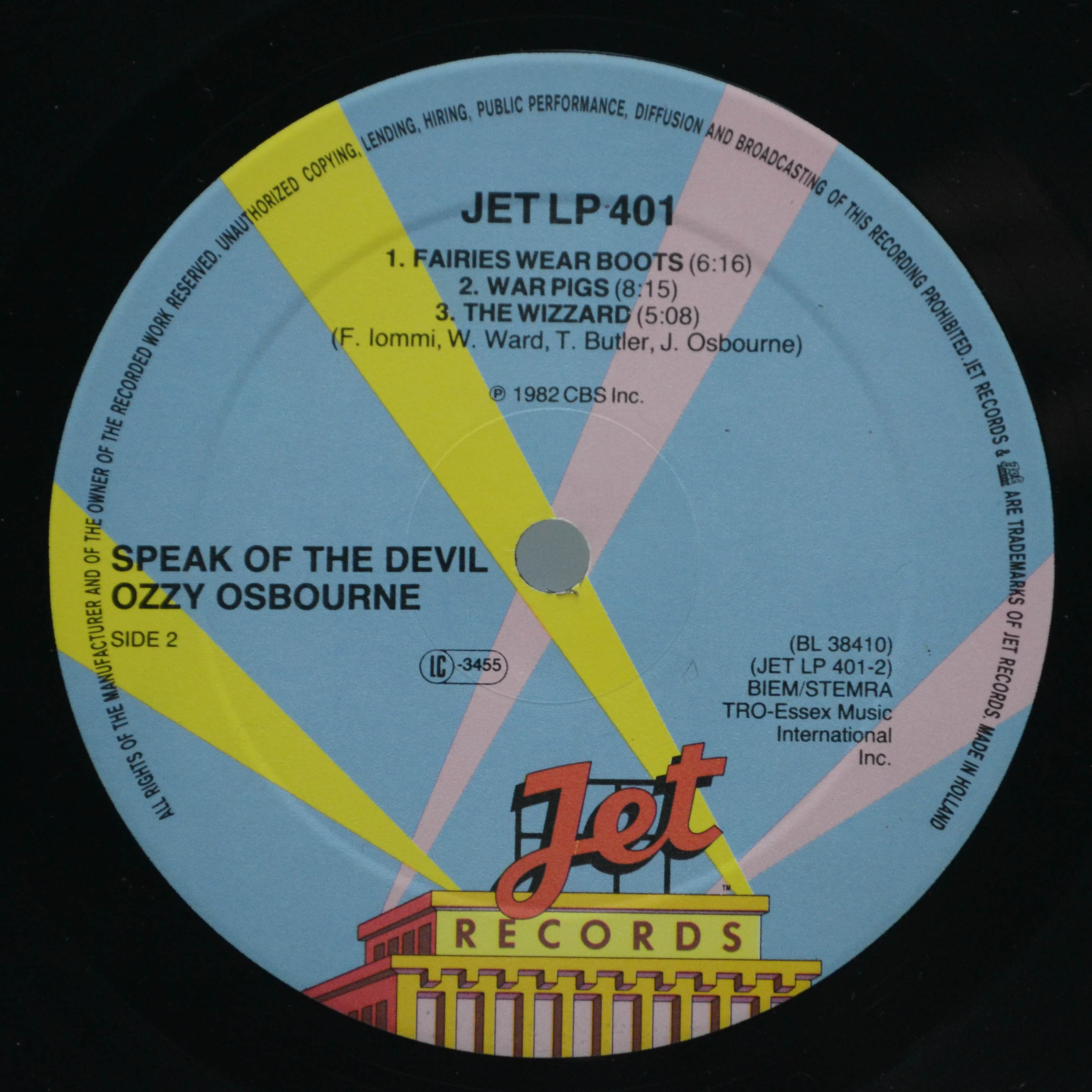 Виниловая пластинка Ozzy Osbourne — Speak Of The Devil (2LP), 1982
