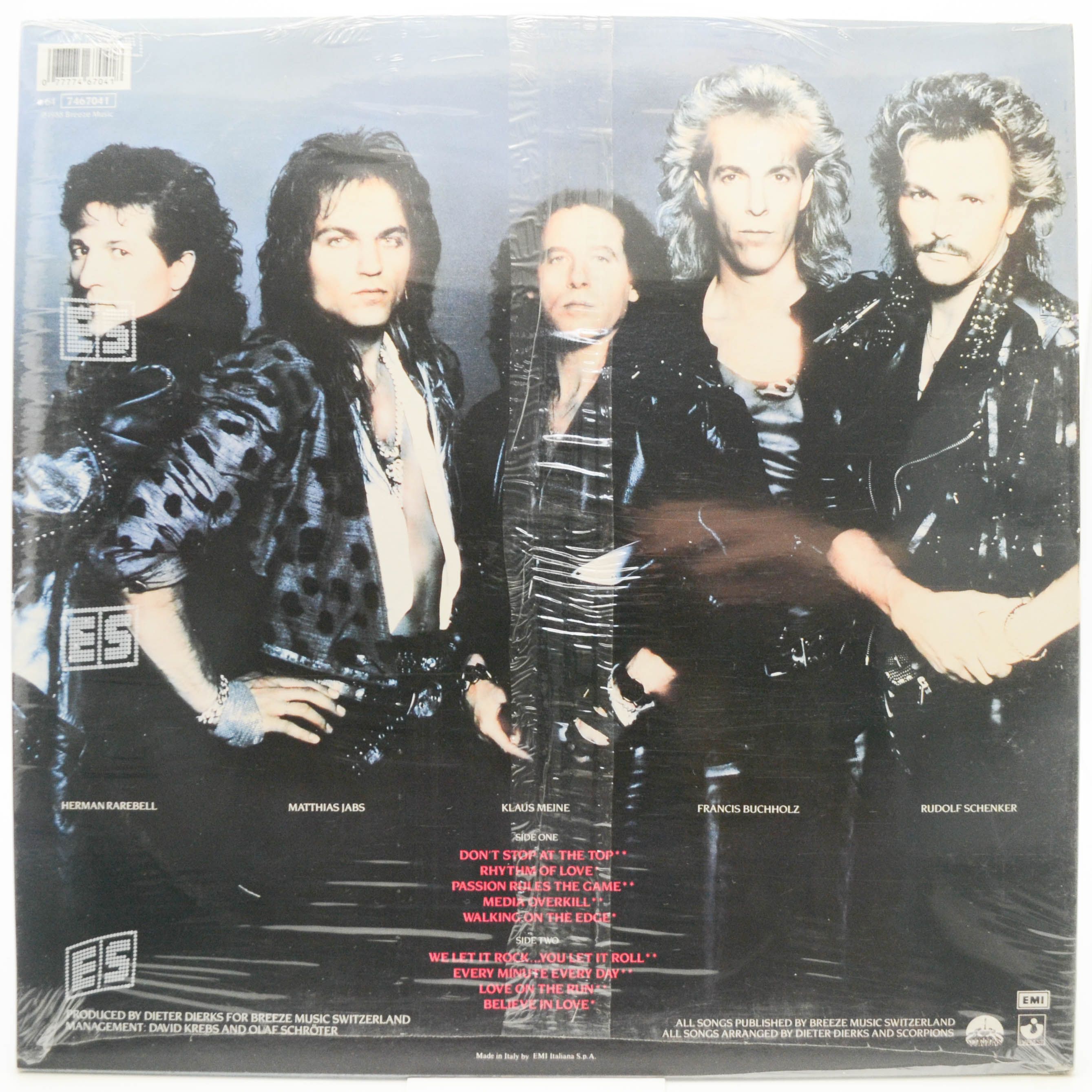 Виниловая пластинка Scorpions — Savage Amusement, 1988