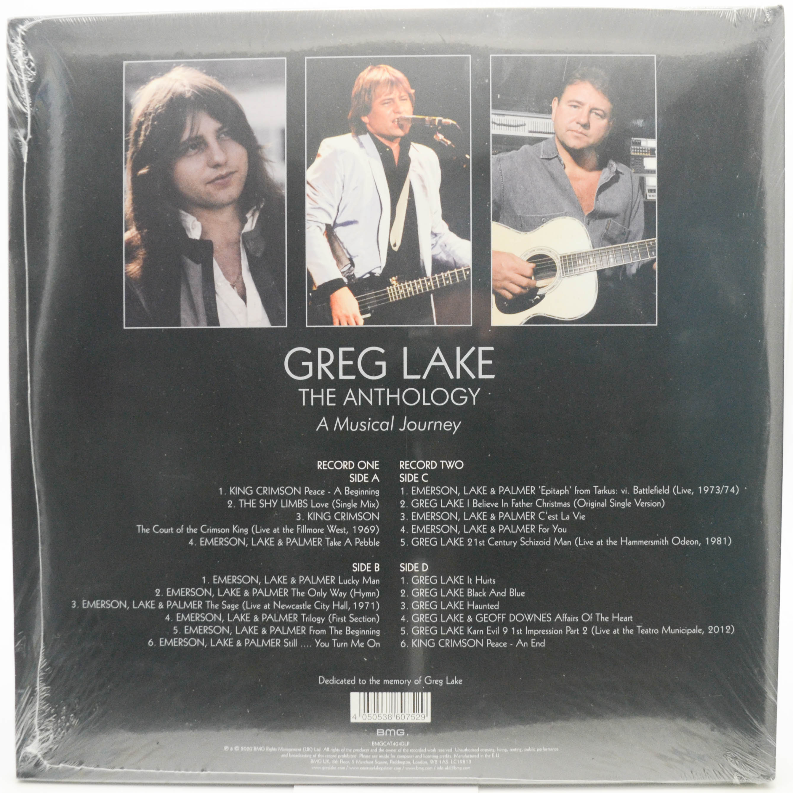 Greg Lake — The Anthology: A Musical Journey (2LP), 2020