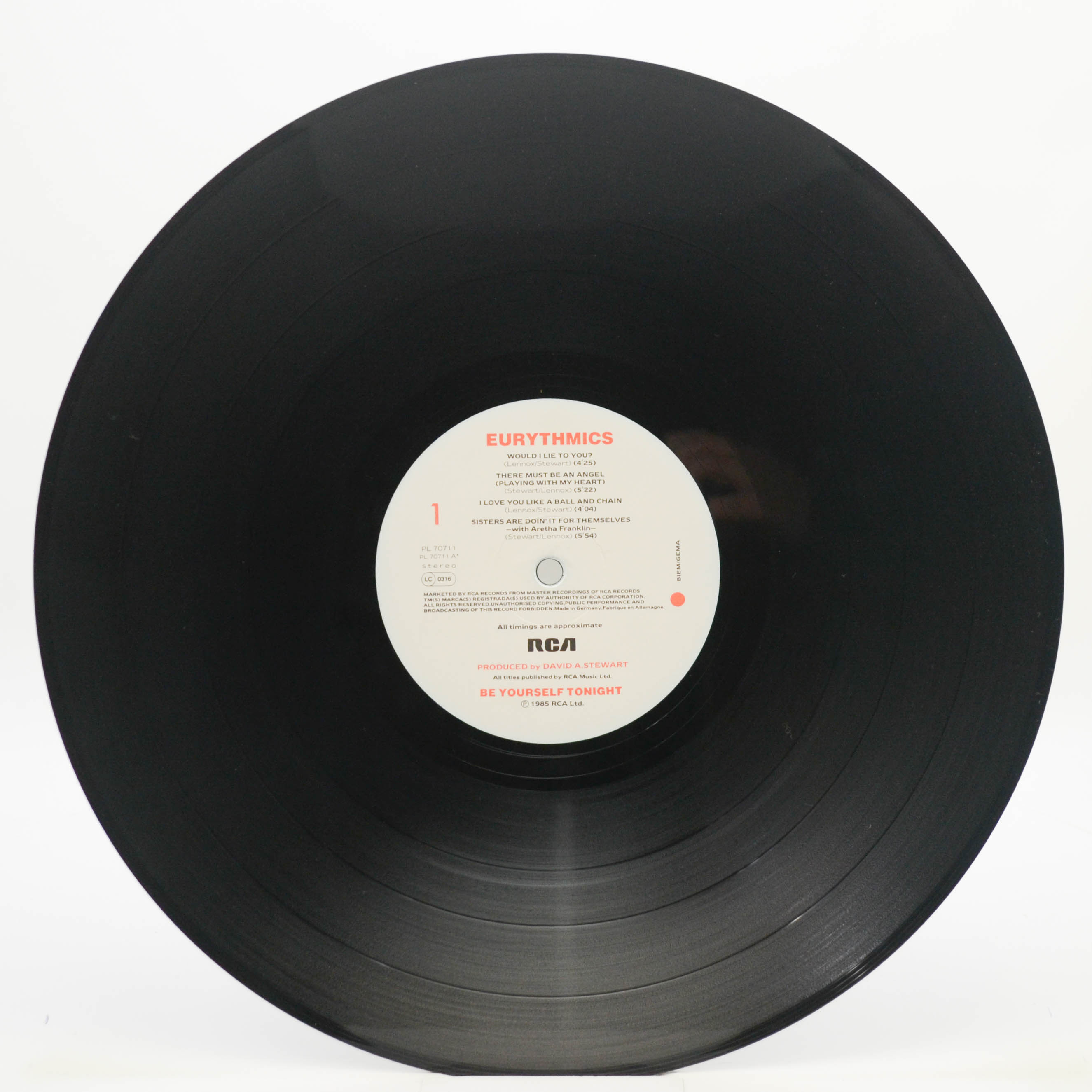 Eurythmics — Be Yourself Tonight, 1985