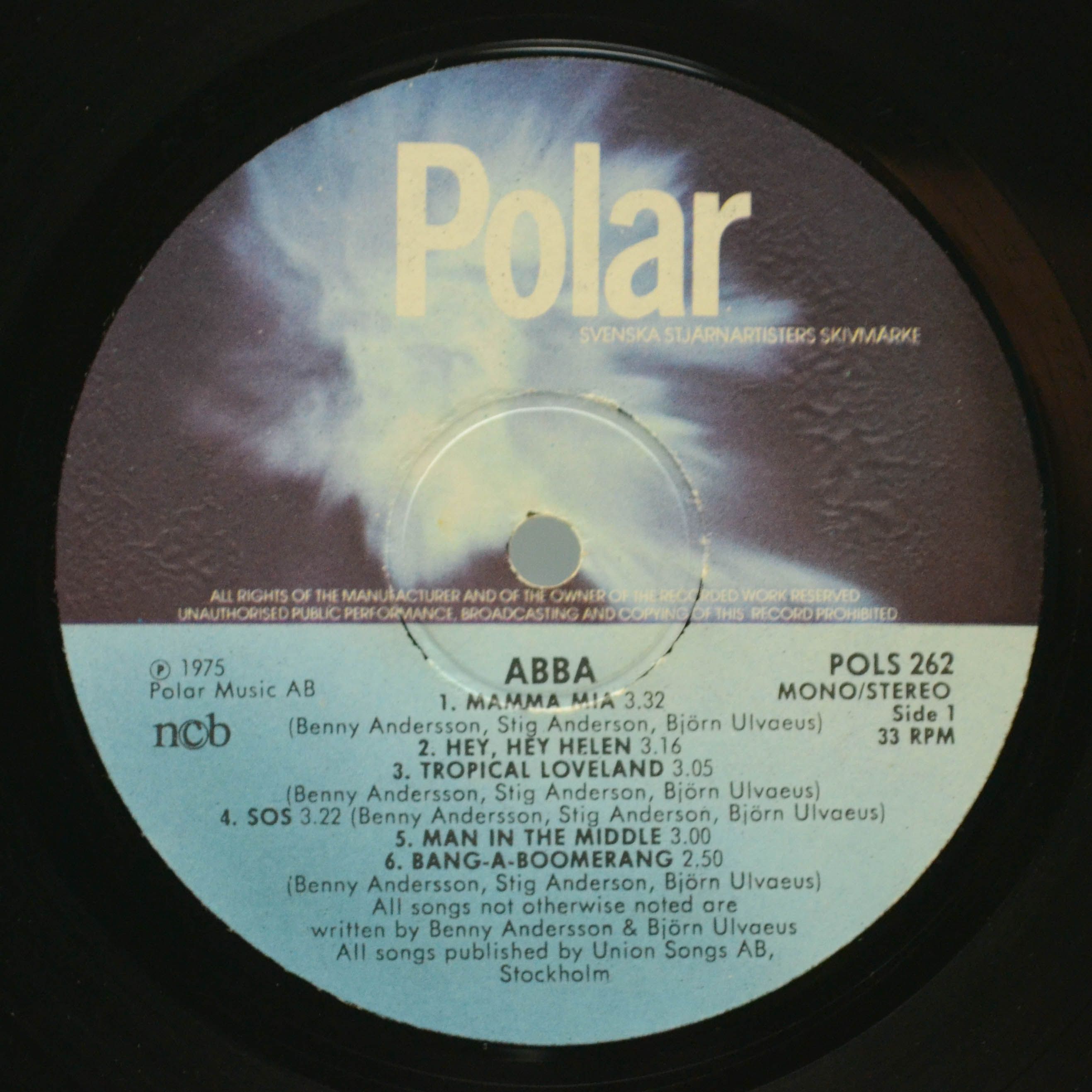 ABBA — ABBA (1-st, Sweden), 1975