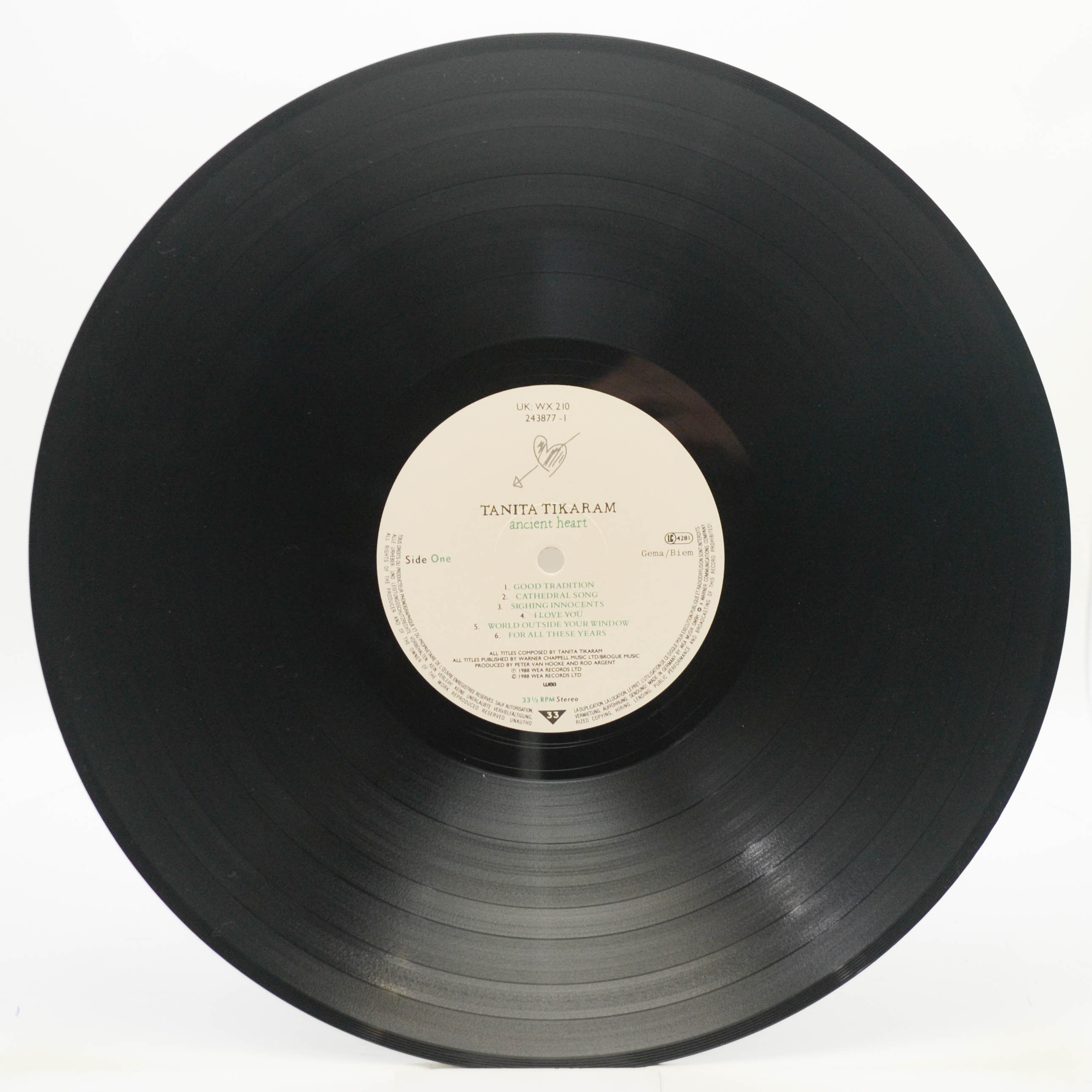 Tanita Tikaram — Ancient Heart, 1988