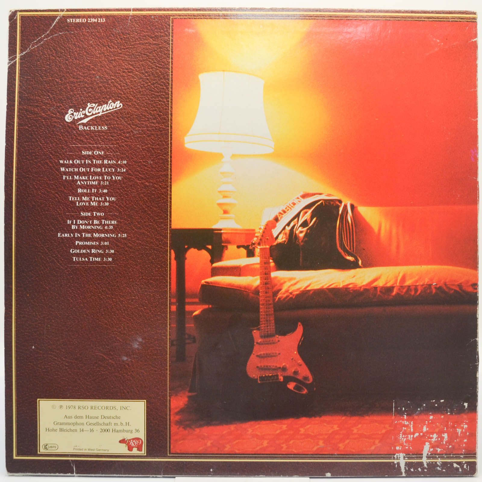 Eric Clapton — Backless, 1978