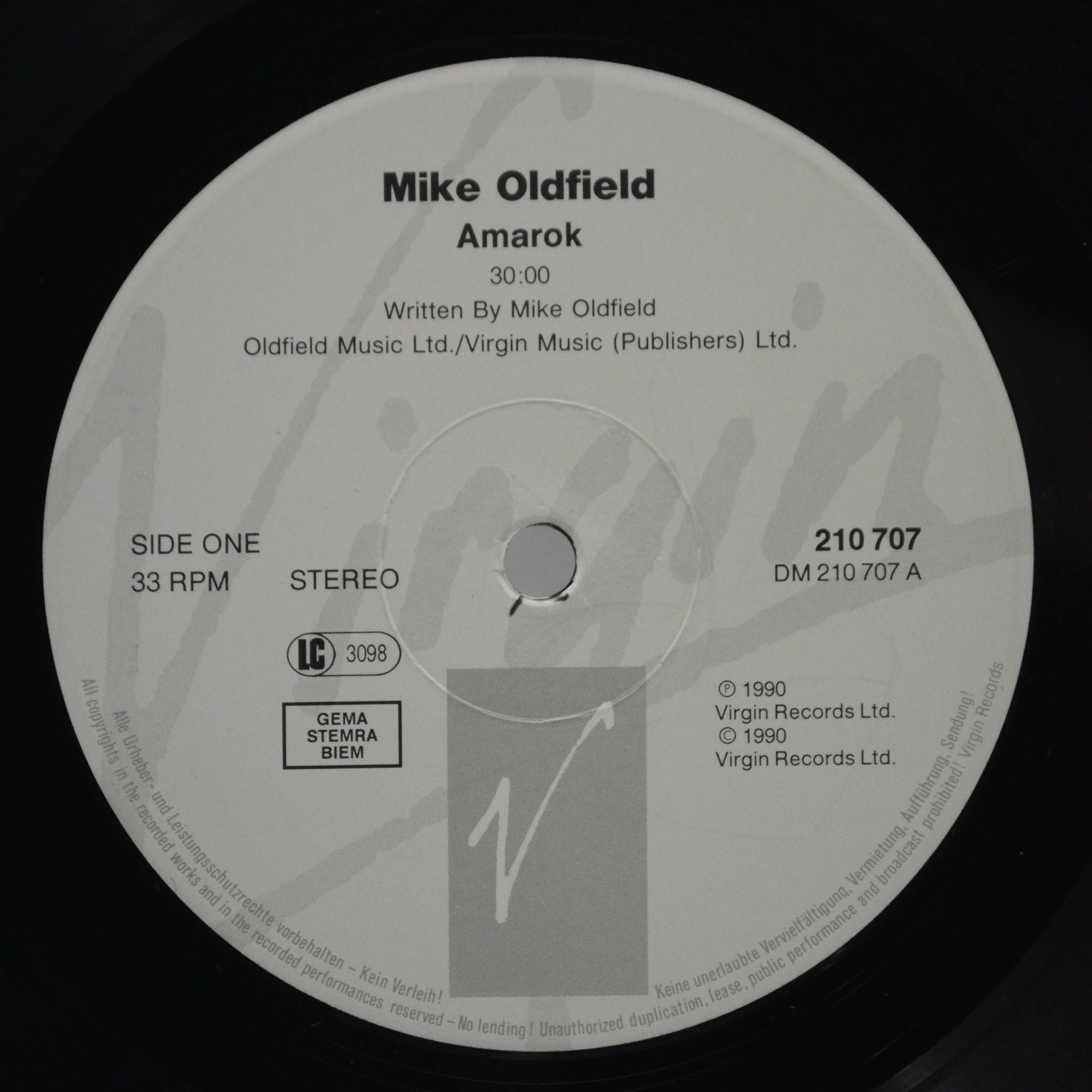Mike Oldfield — Amarok, 1990