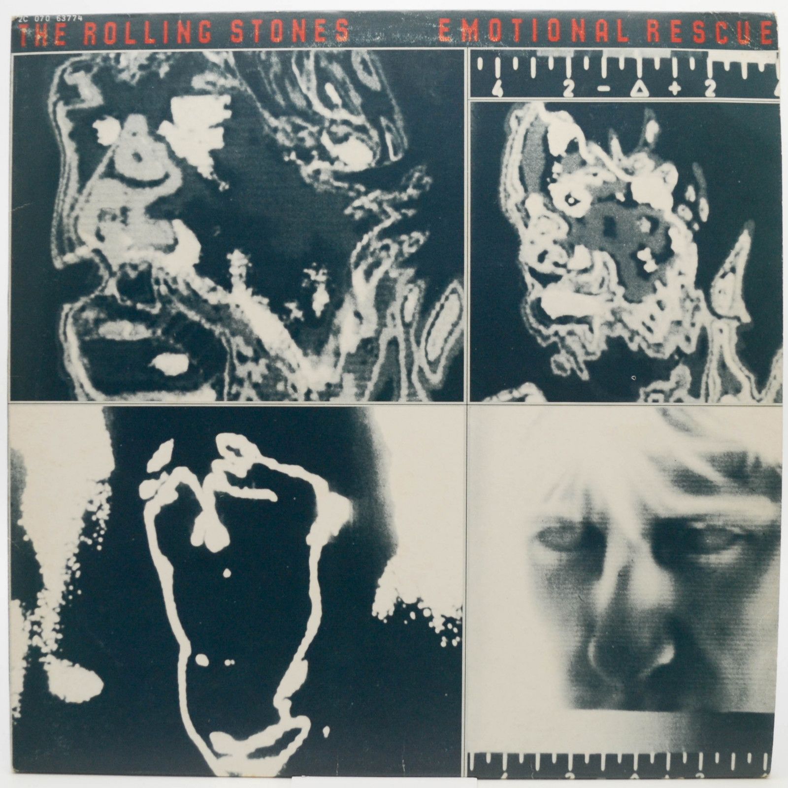 Rolling Stones — Emotional Rescue (poster), 1980