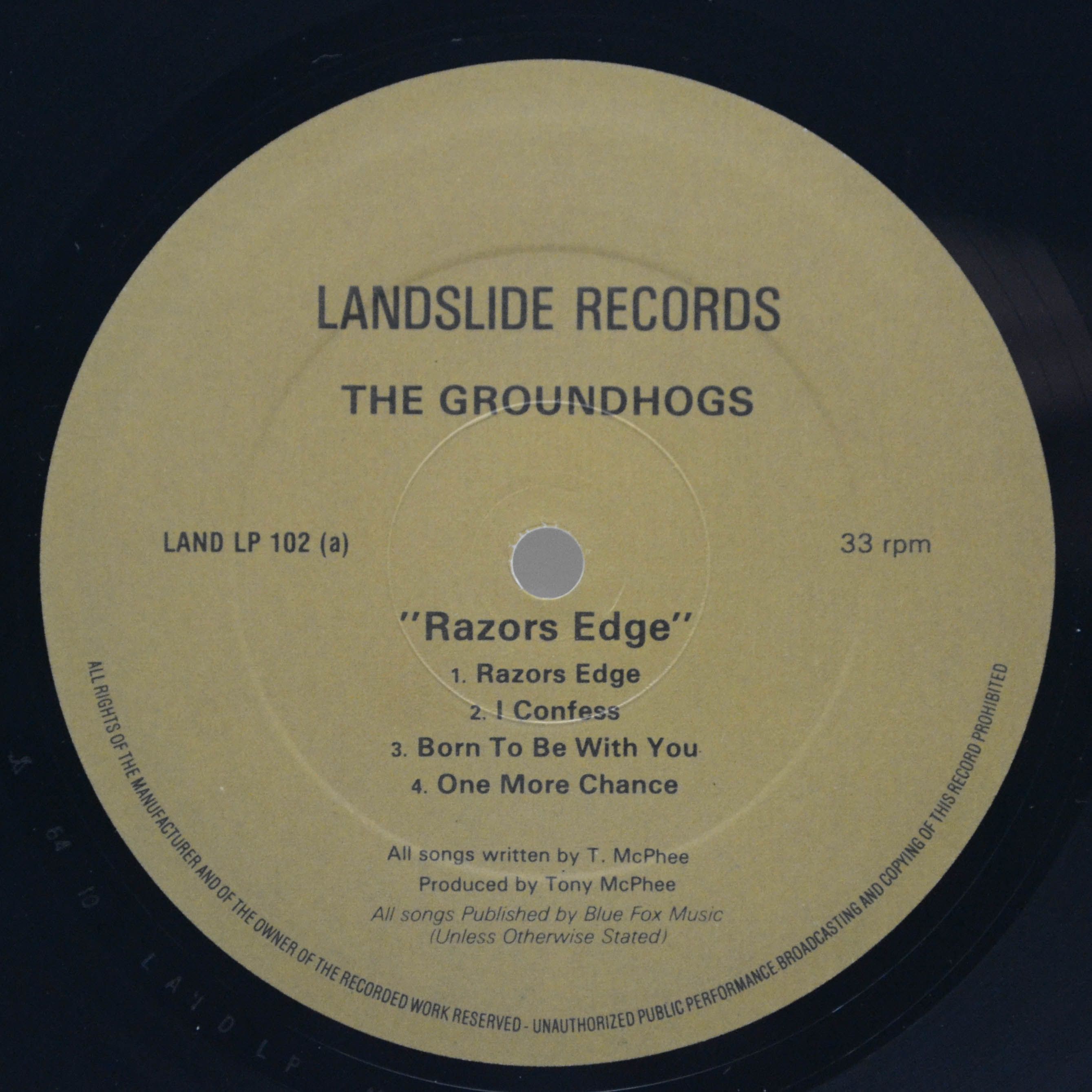 Groundhogs — Razors Edge (1-st, UK), 1985
