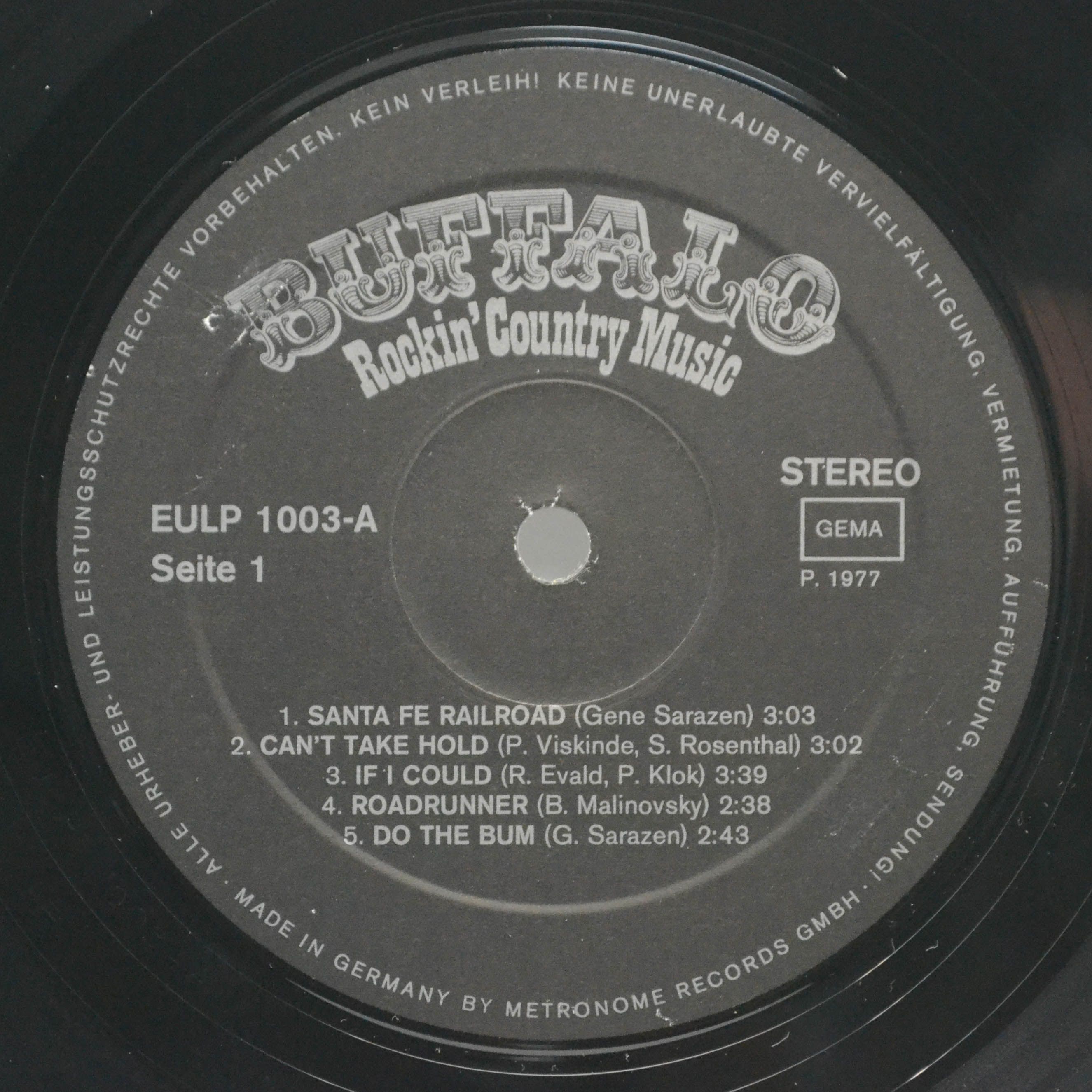 Buffalo — Rockin' Country Music, 1977