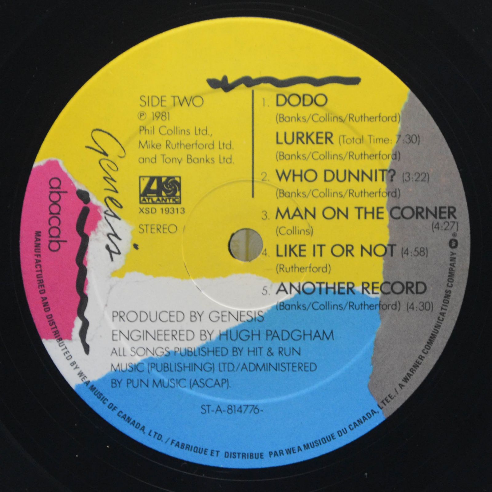 Genesis — Abacab, 1981