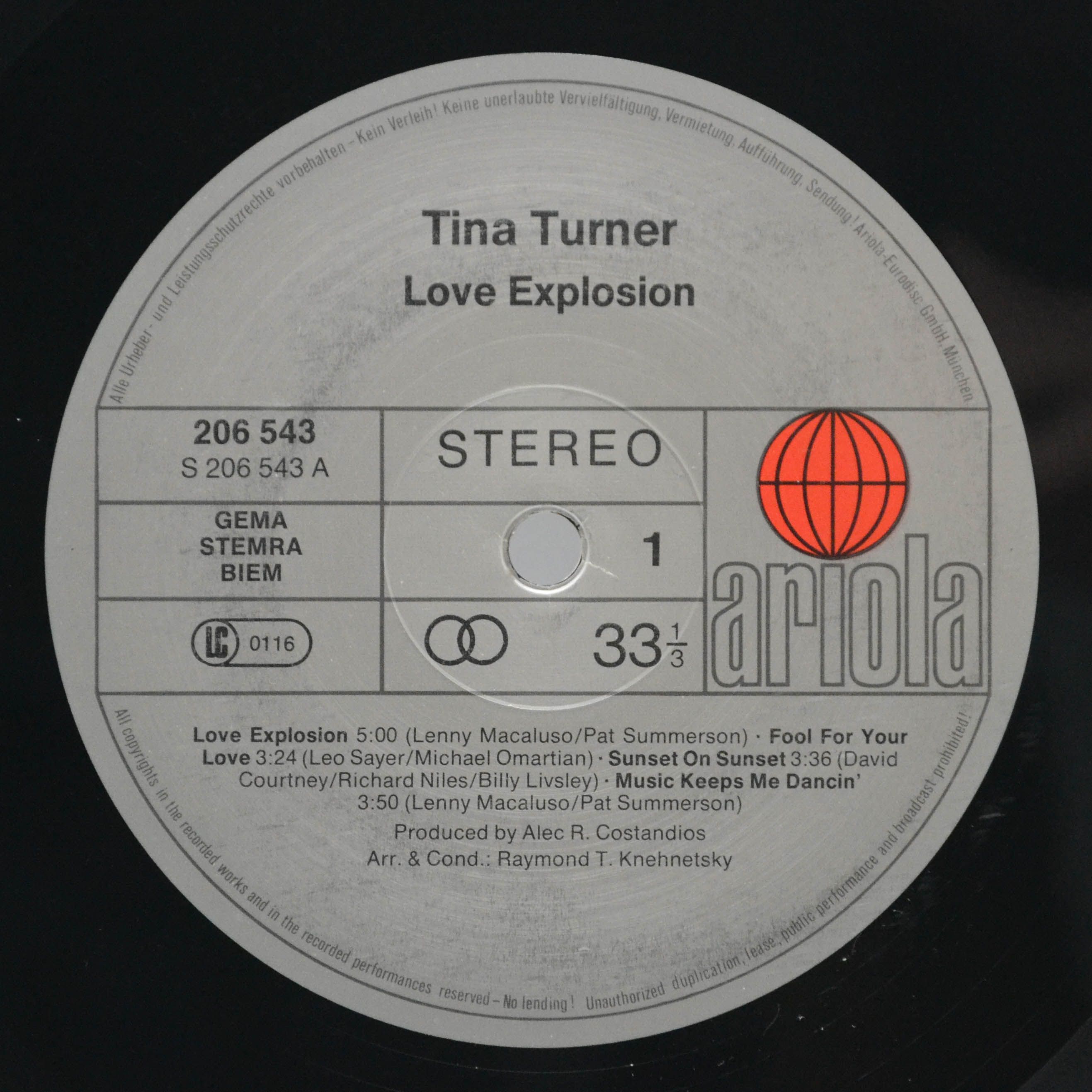 Tina Turner — Love Explosion, 1979
