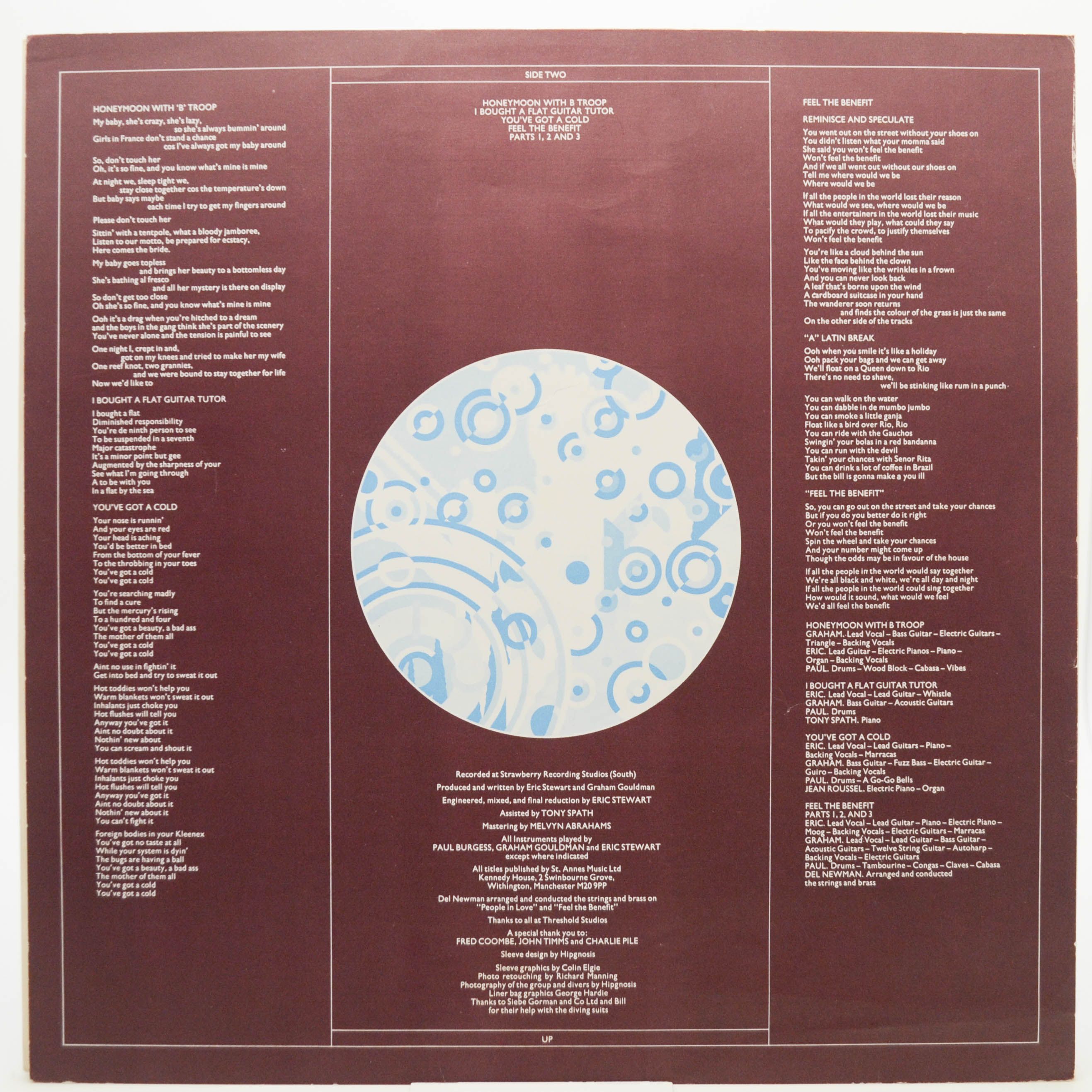 Виниловая пластинка 10cc — Deceptive Bends, 1977