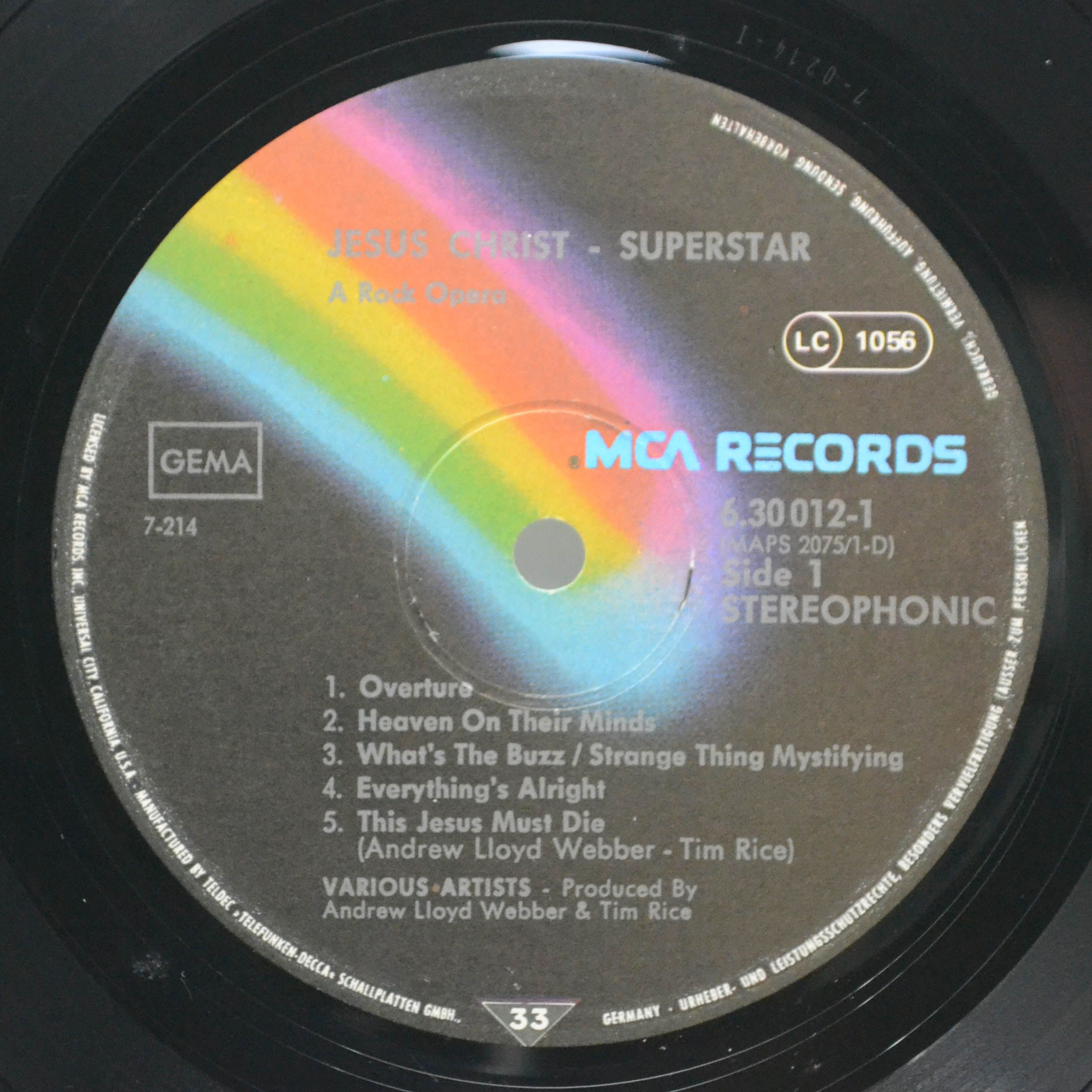 Various — Jesus Christ Superstar (2LP, Box-set, booklet), 1970