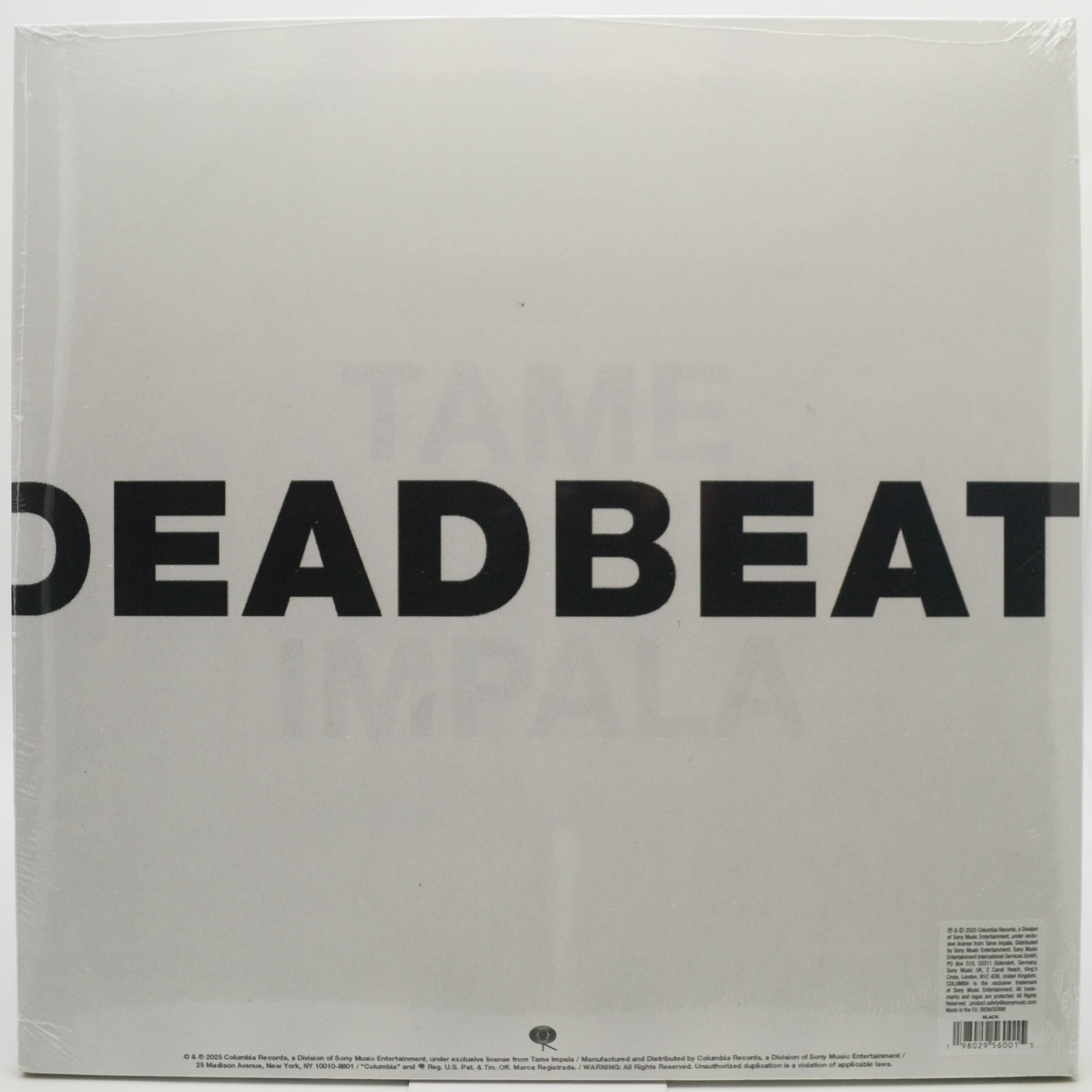Виниловая пластинка Tame Impala — Deadbeat (2LP), 2025