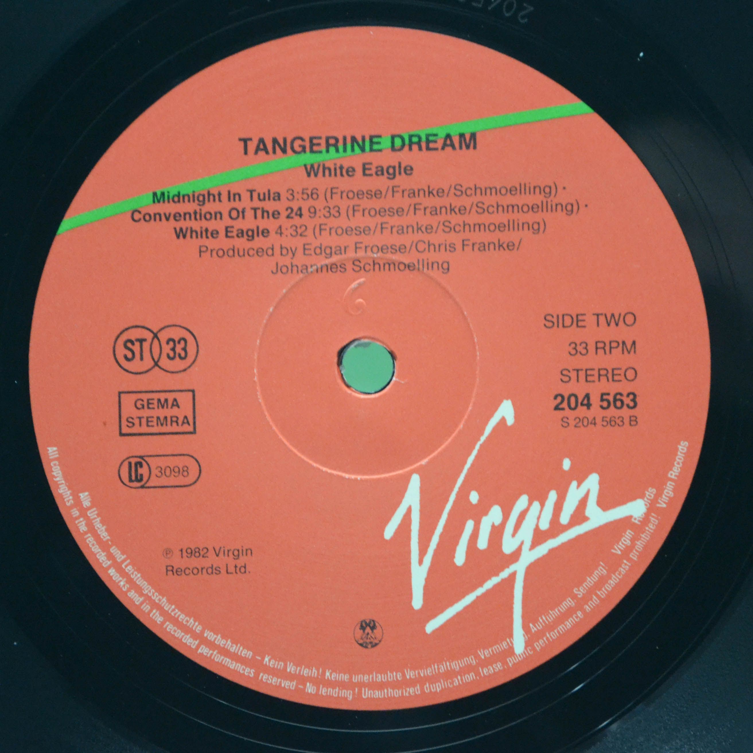 Tangerine Dream — White Eagle, 1982