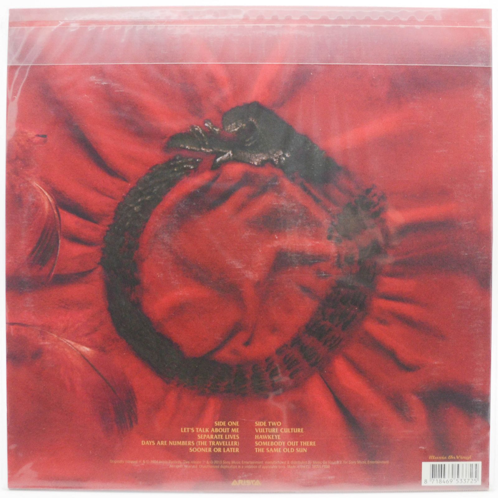 Виниловая пластинка Alan Parsons Project — Vulture Culture, 1985