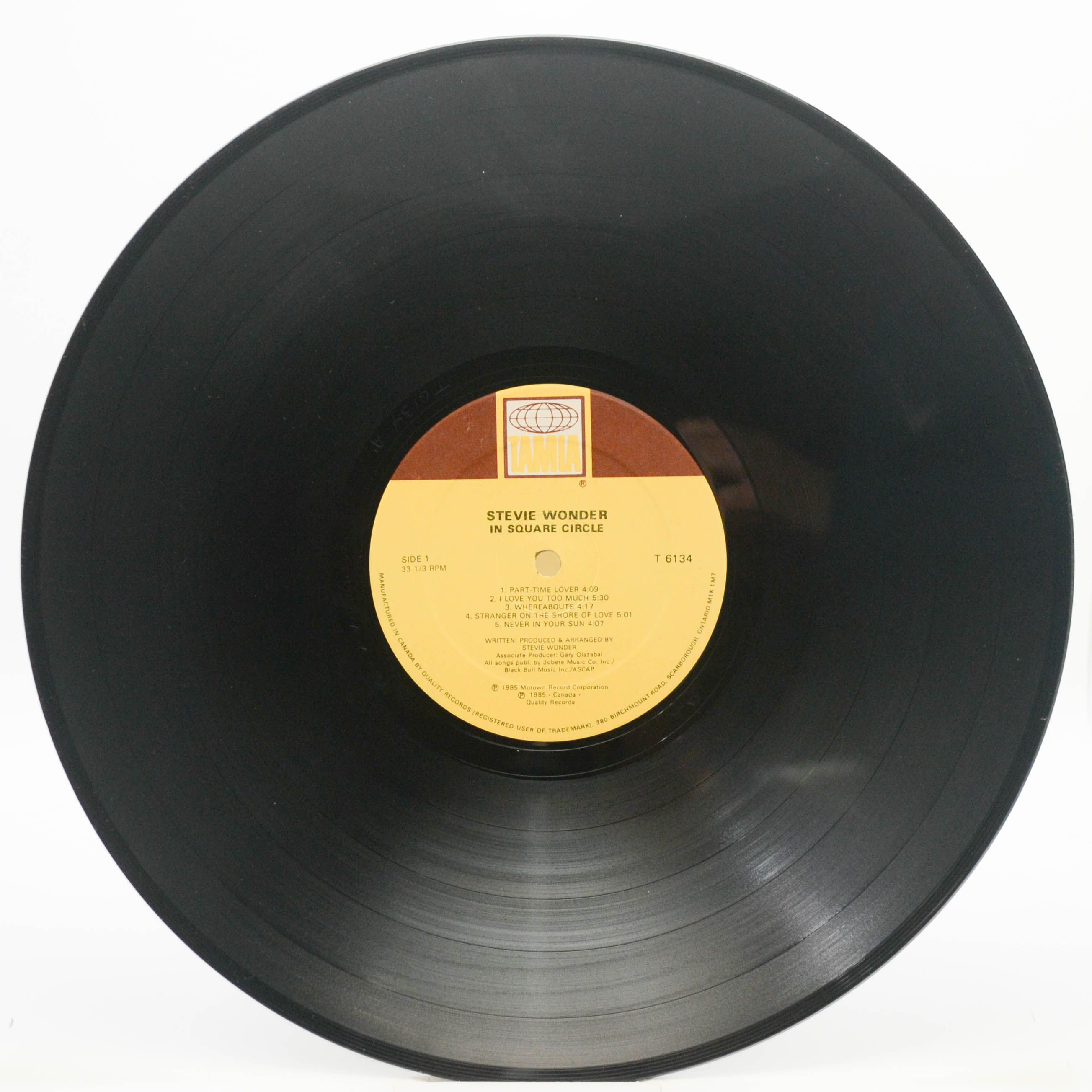 Виниловая пластинка Stevie Wonder — In Square Circle (booklet), 1985