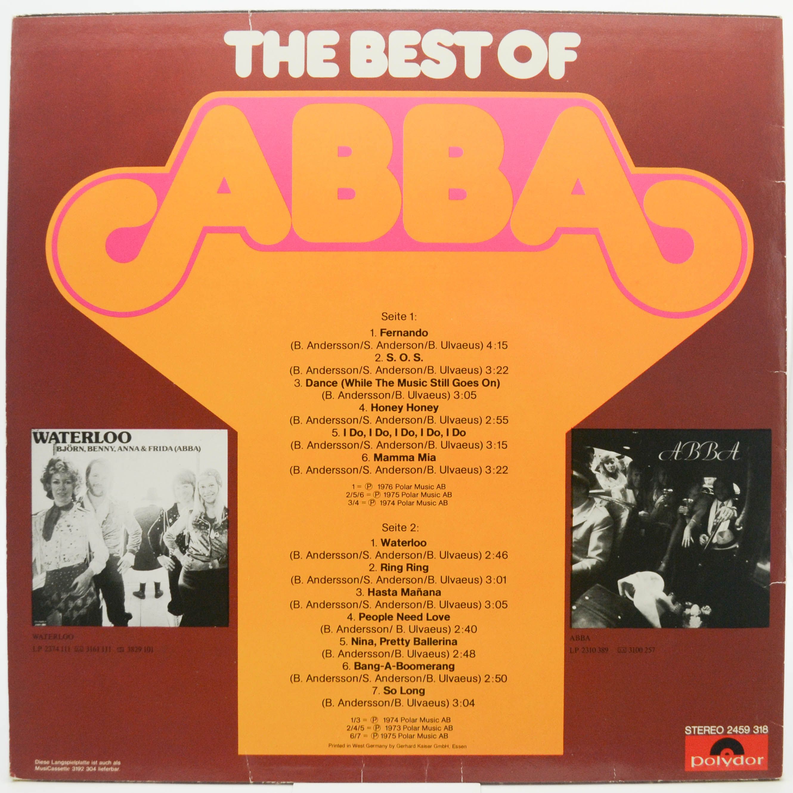ABBA — The Best Of ABBA, 1976