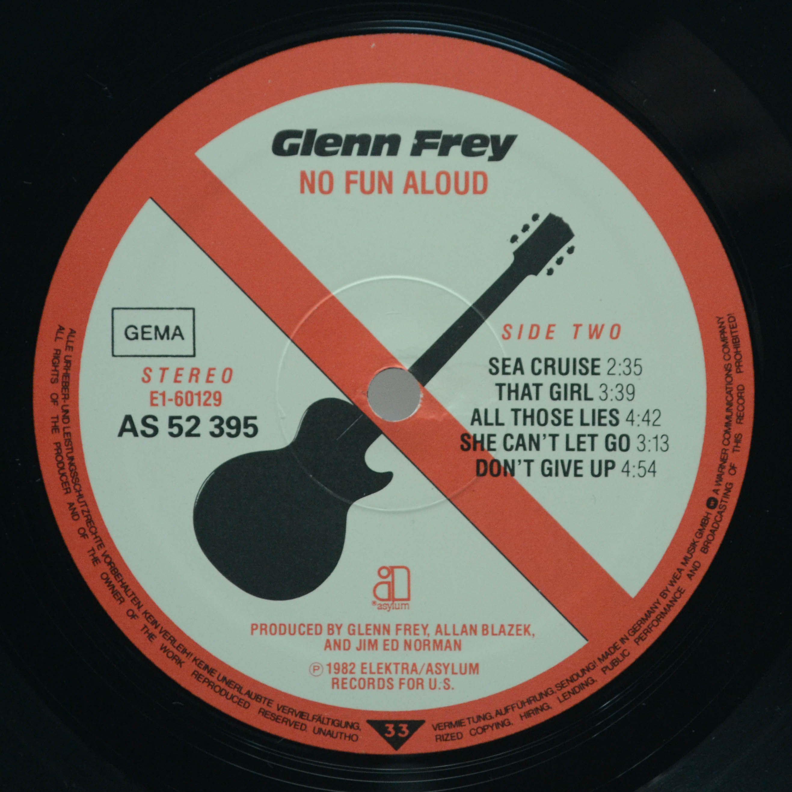 Glenn Frey — No Fun Aloud, 1982