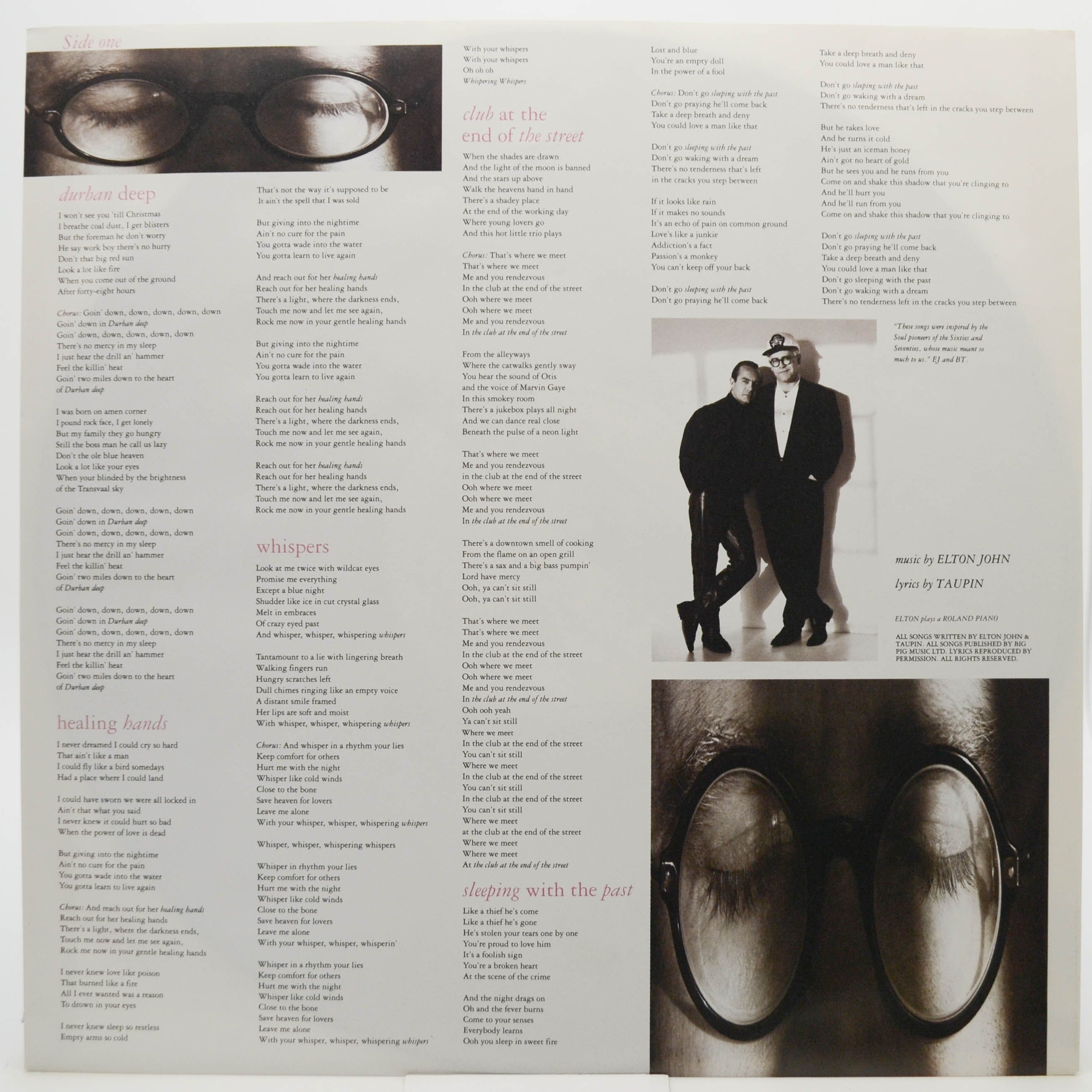 Elton John — Sleeping With The Past, 1989