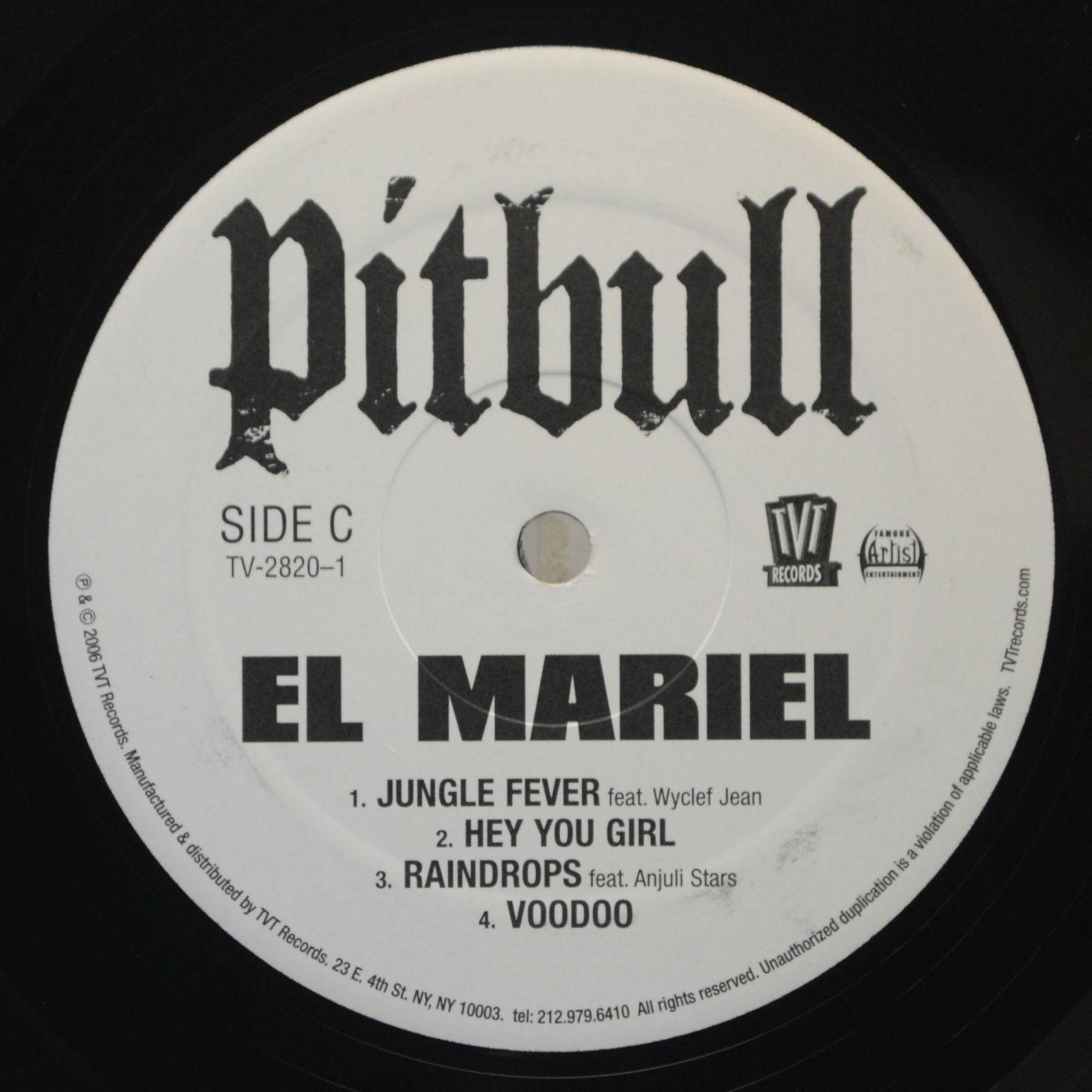 Виниловая пластинка Pitbull — El Mariel, 2006