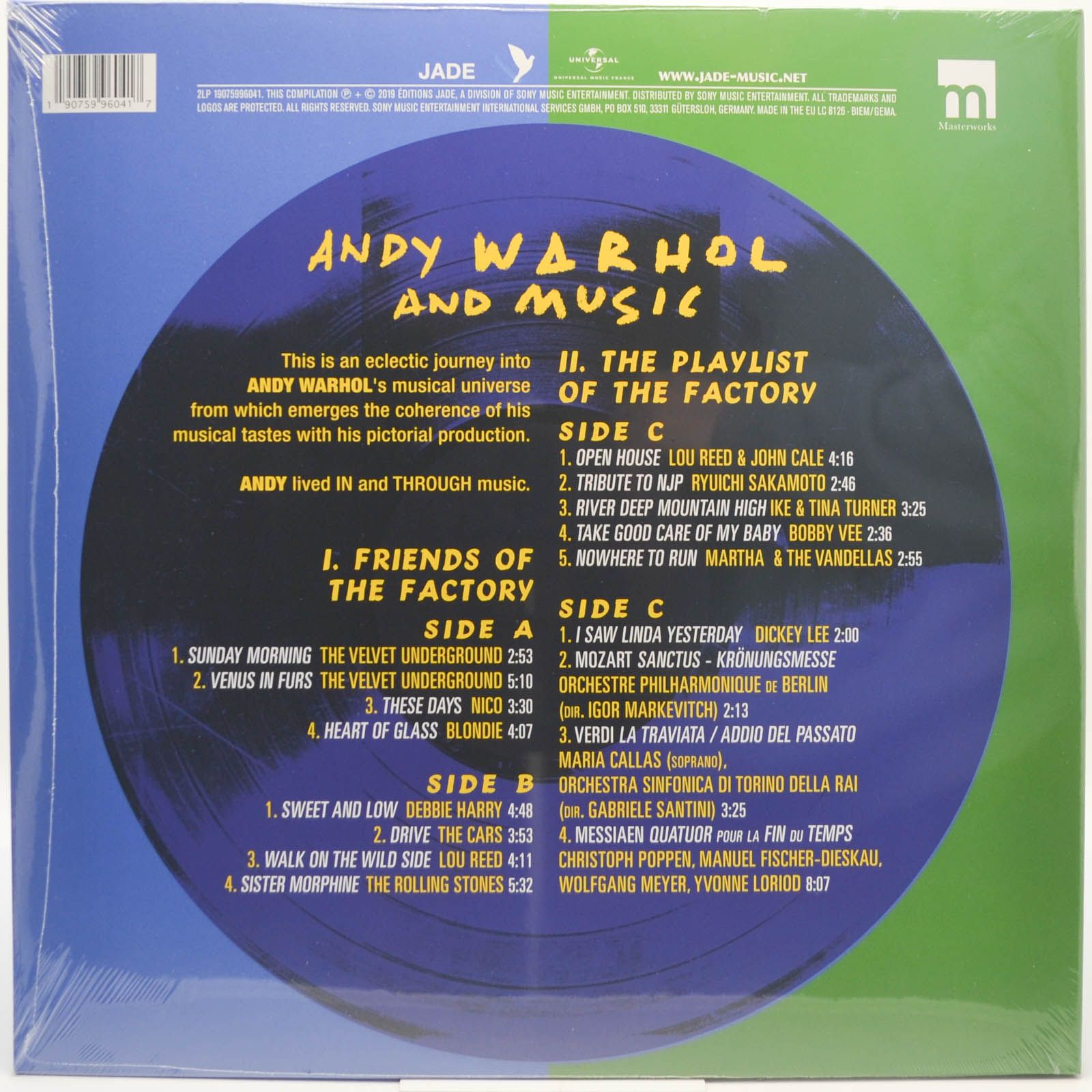 Various — Andy Warhol and Music (2LP), 2019