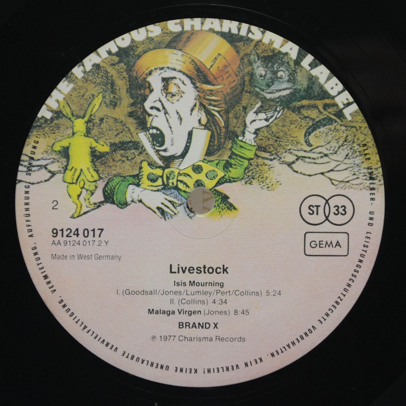 Виниловая пластинка Brand X — Livestock, 1977