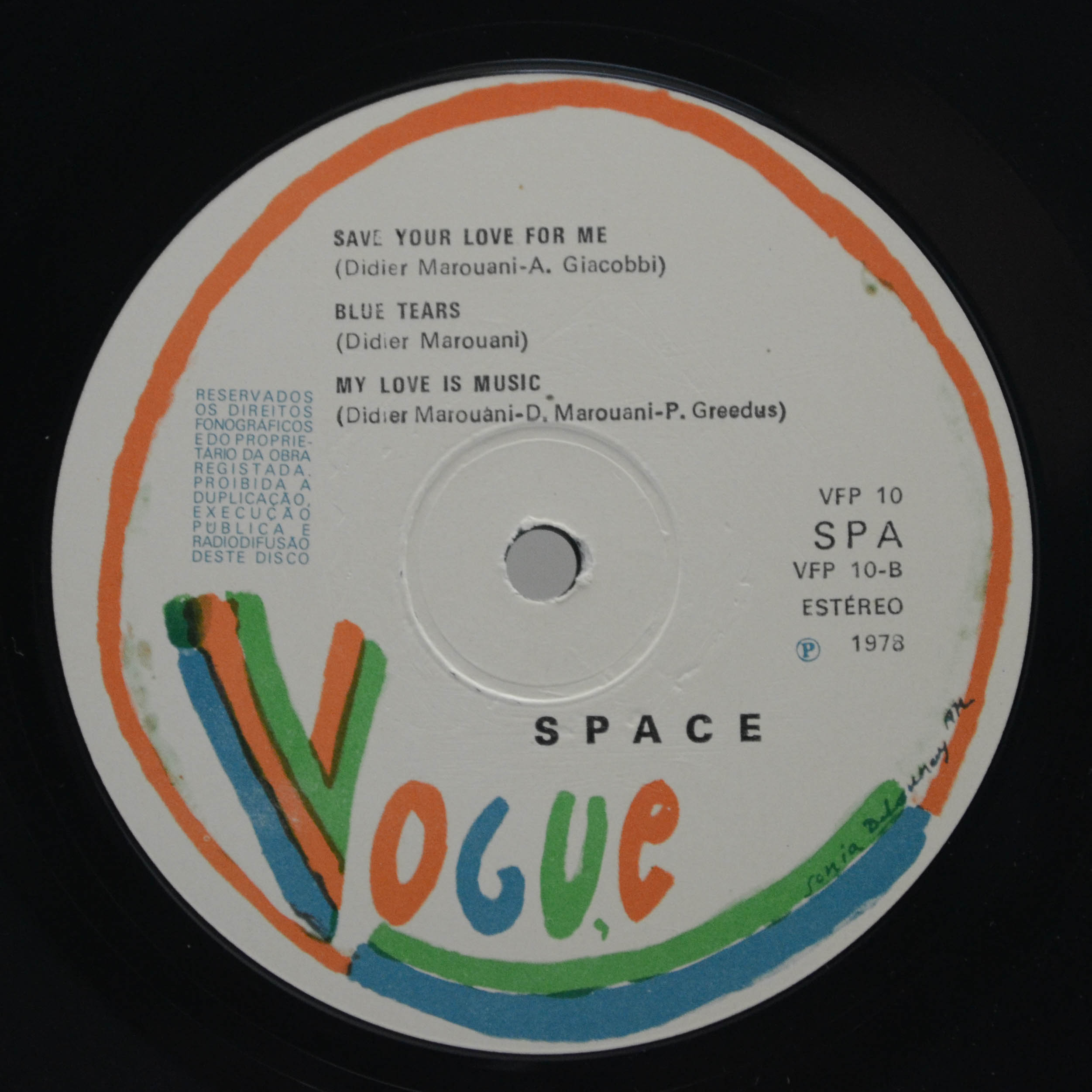 Виниловая пластинка Space — Just Blue, 1978