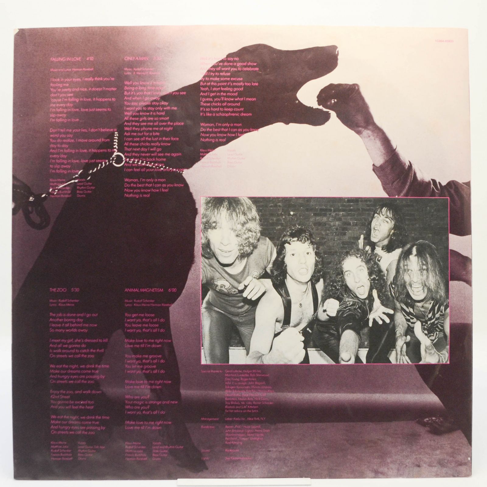 Виниловая пластинка Scorpions — Animal Magnetism, 1980