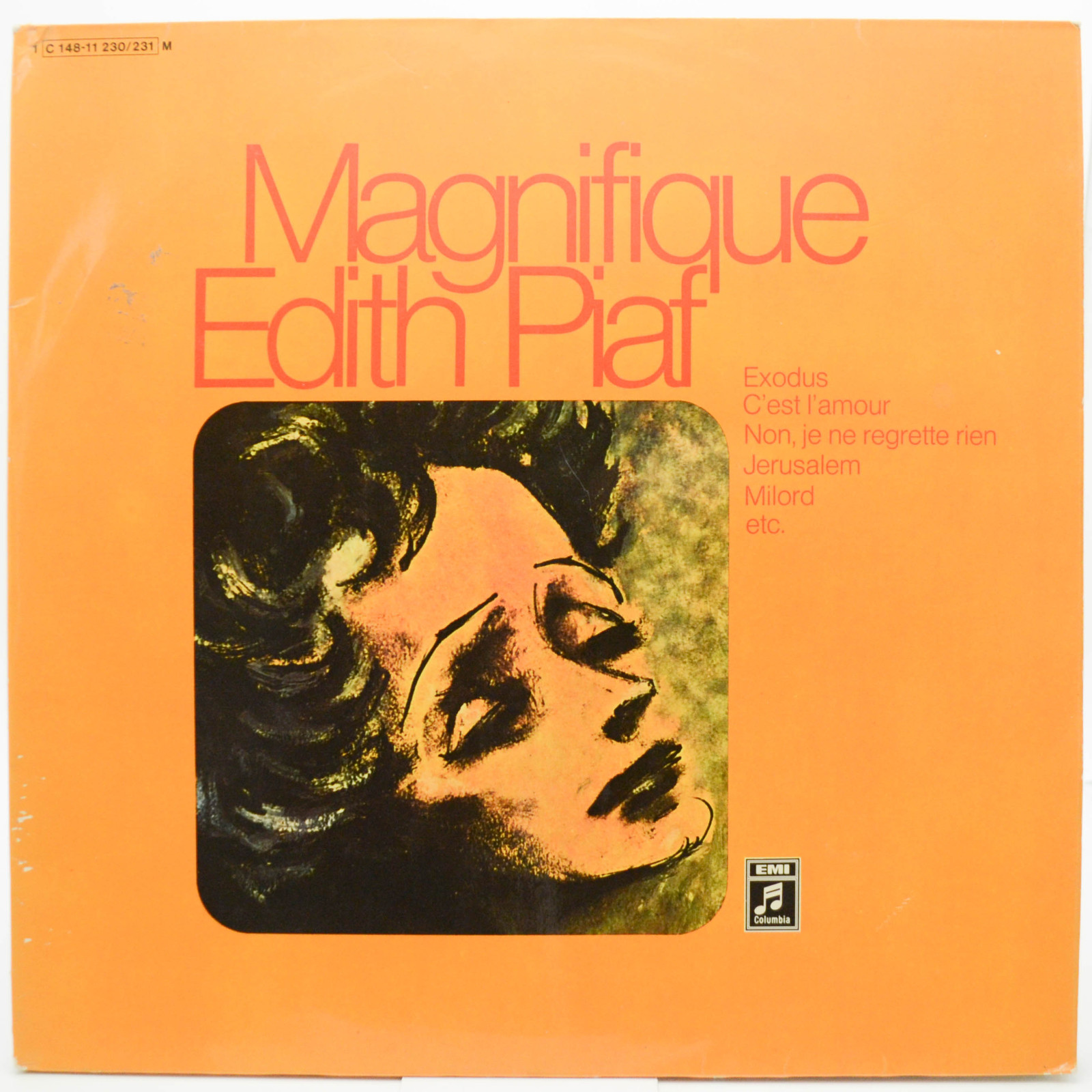 Edith Piaf — Magnifique Edith Piaf (2LP), 1973