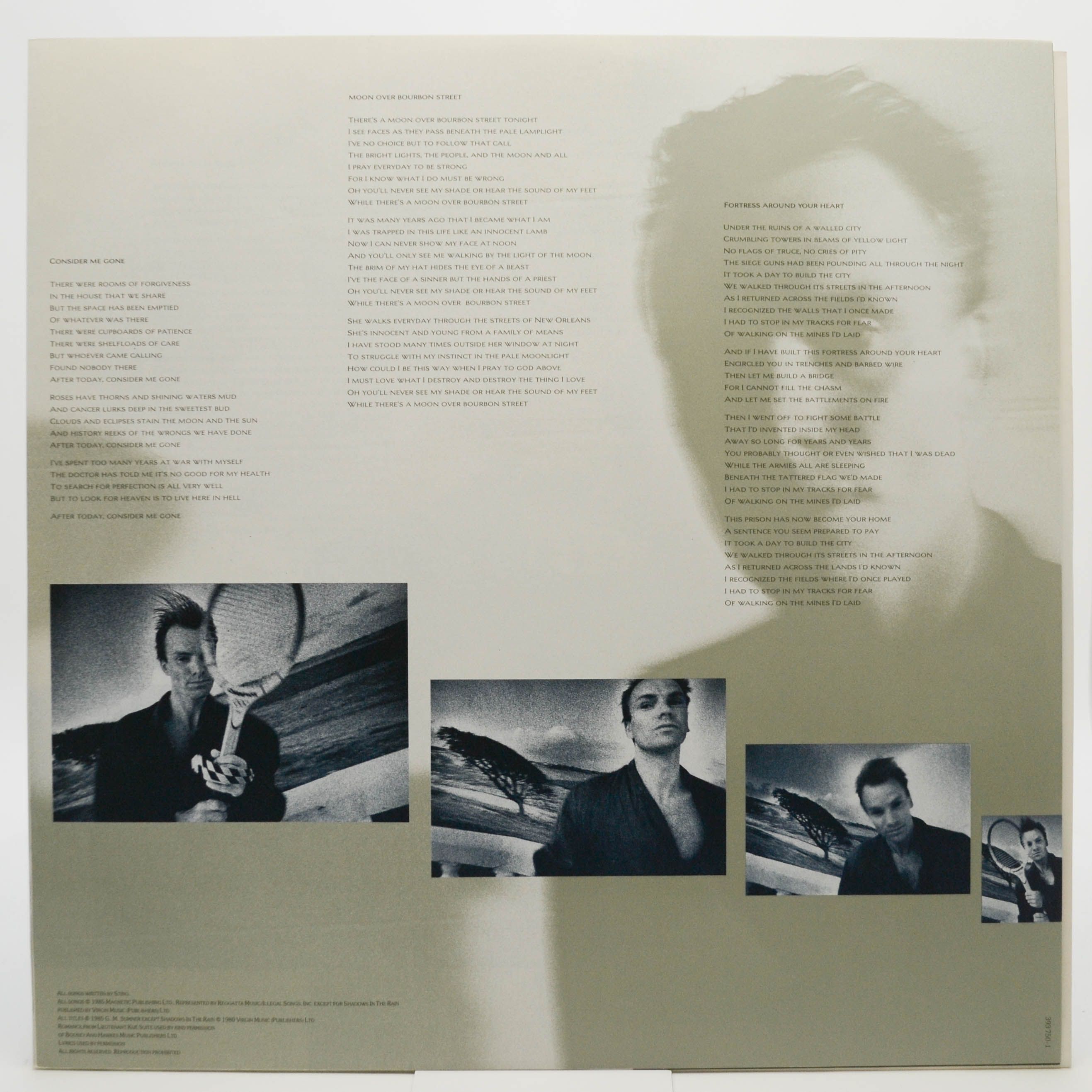 Sting — The Dream Of The Blue Turtles, 1985