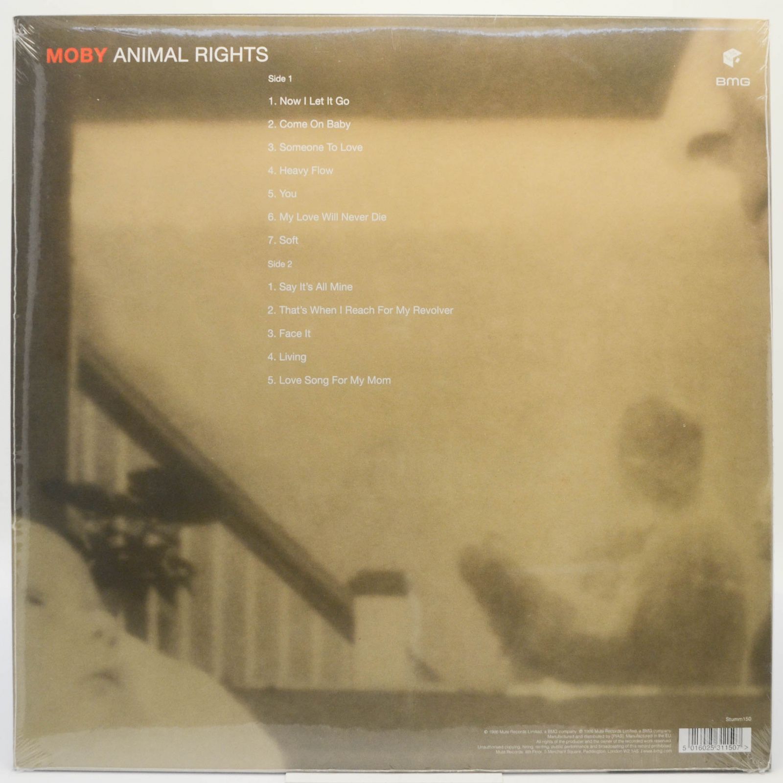 Виниловая пластинка Moby — Animal Rights, 2016