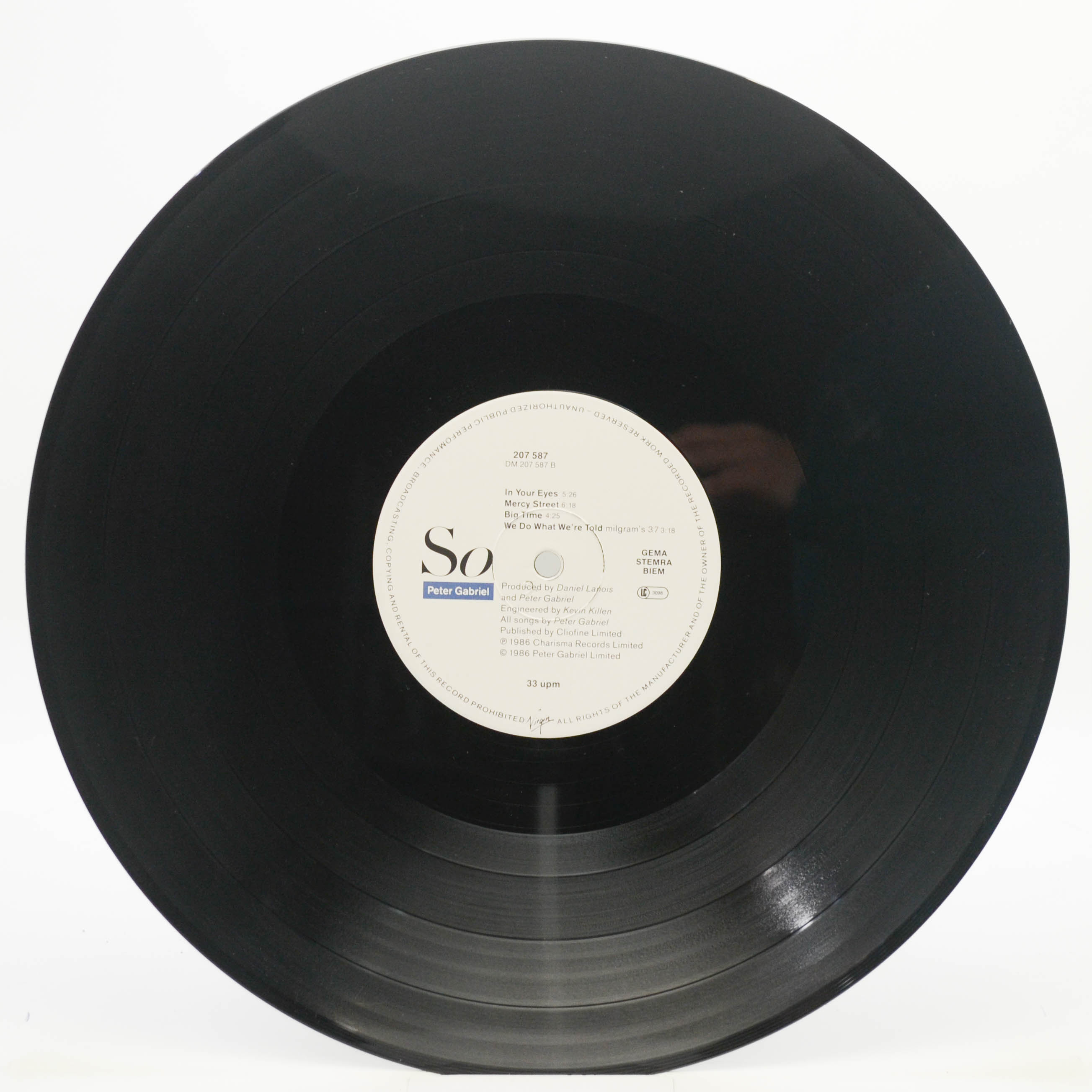 Peter Gabriel — So, 1986