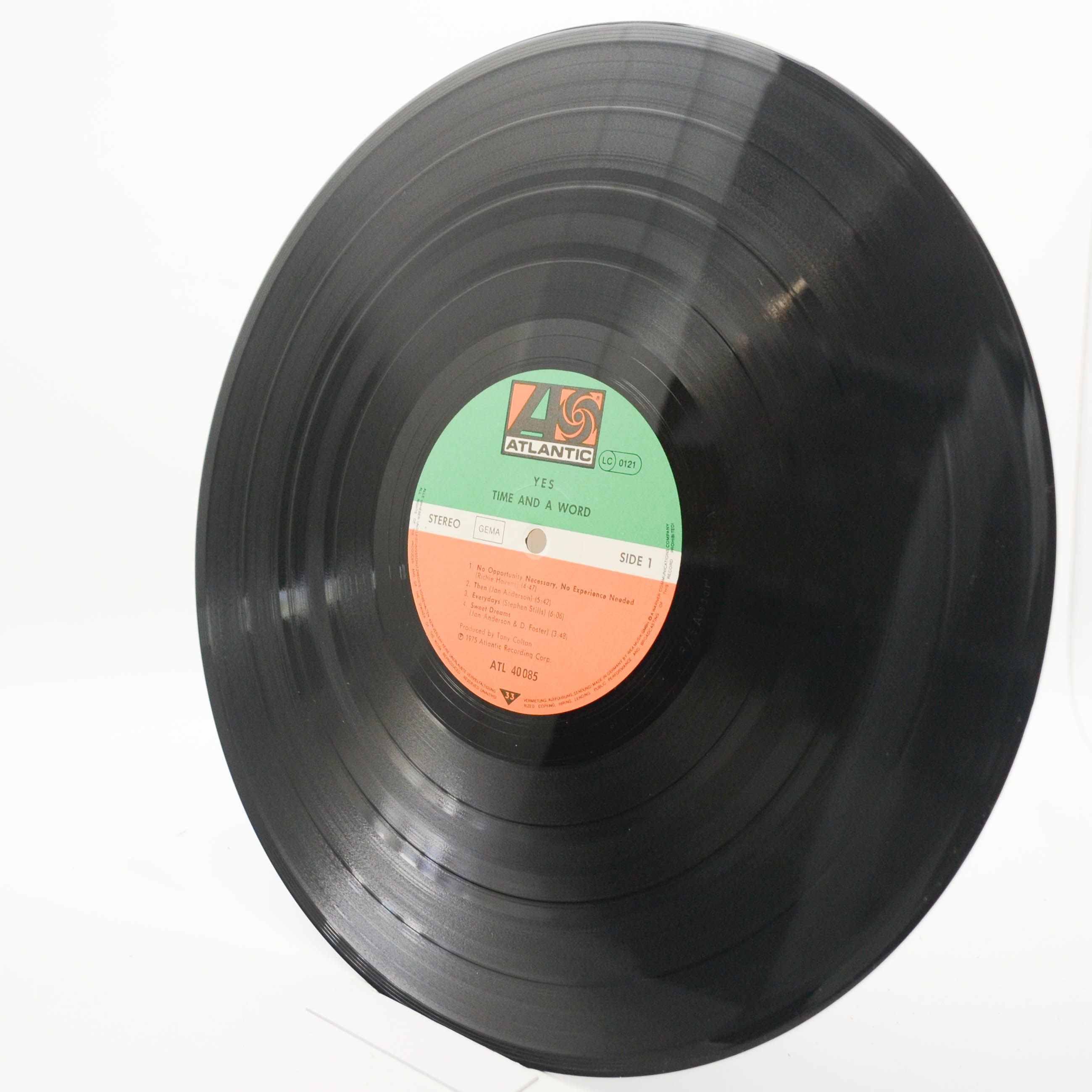Виниловая пластинка Yes — Time And A Word, 1970