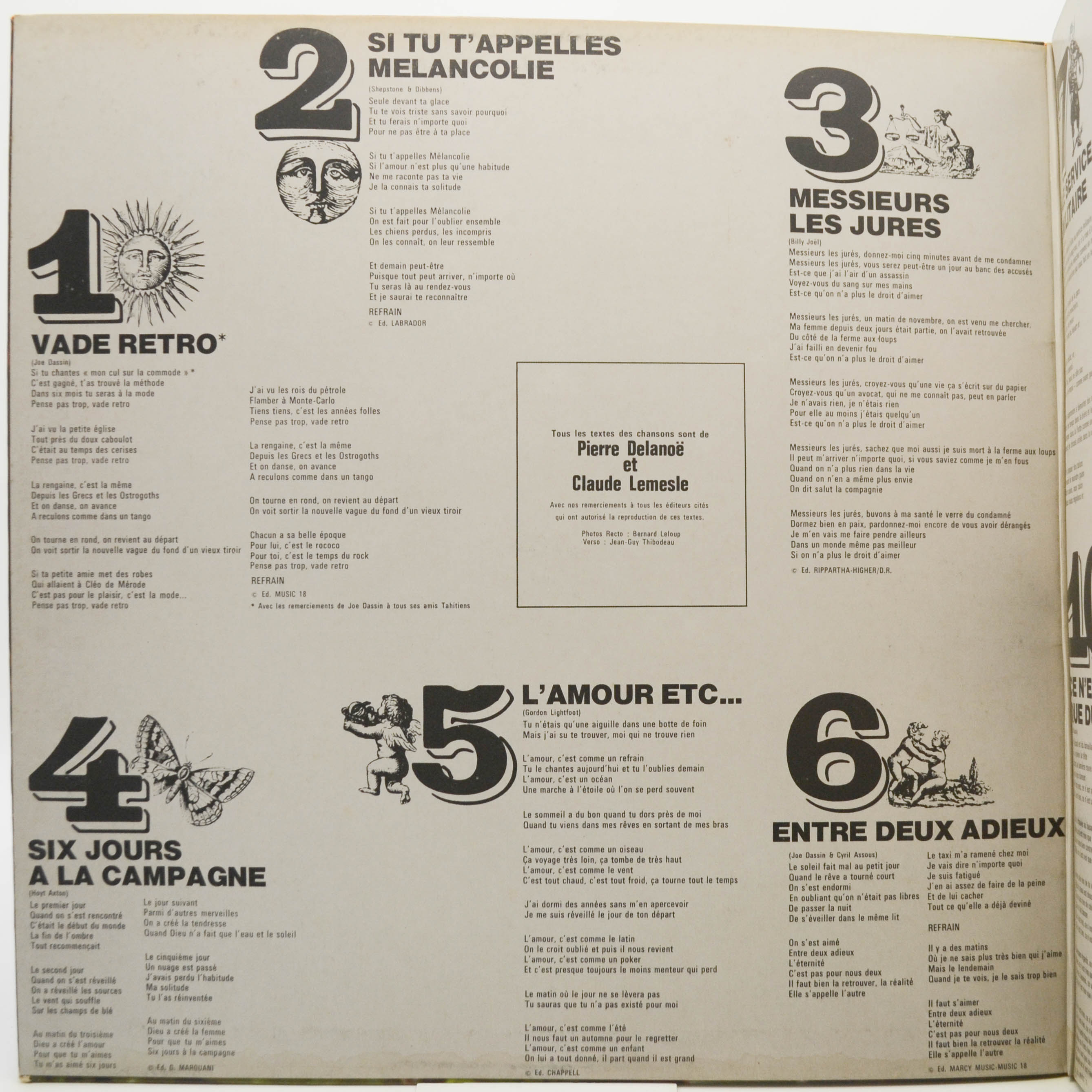 Joe Dassin — Joe Dassin (1-st, France), 1974