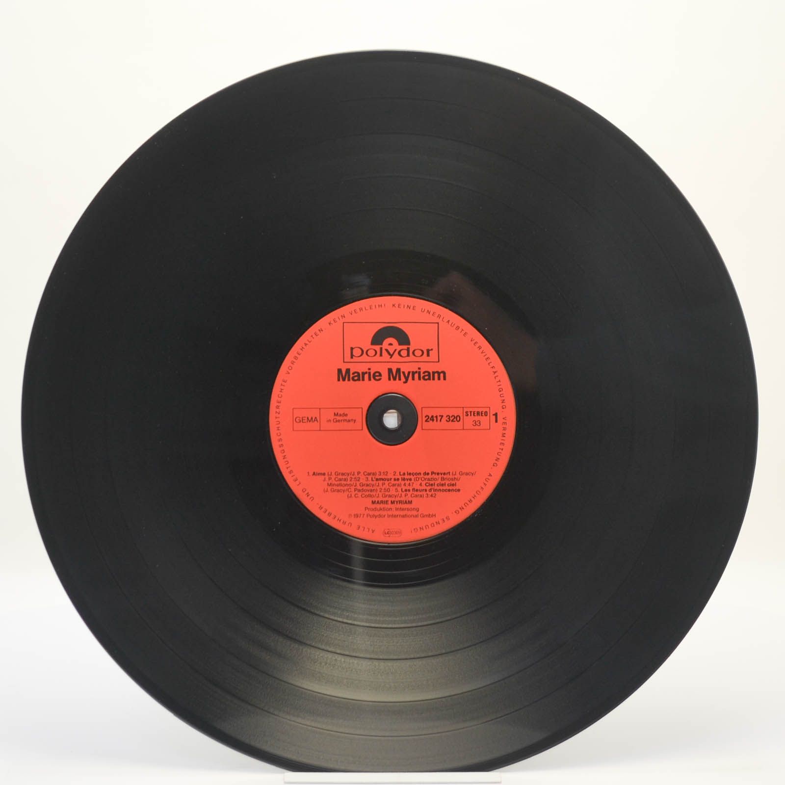 Виниловая пластинка Marie Myriam — Marie Myriam, 1977