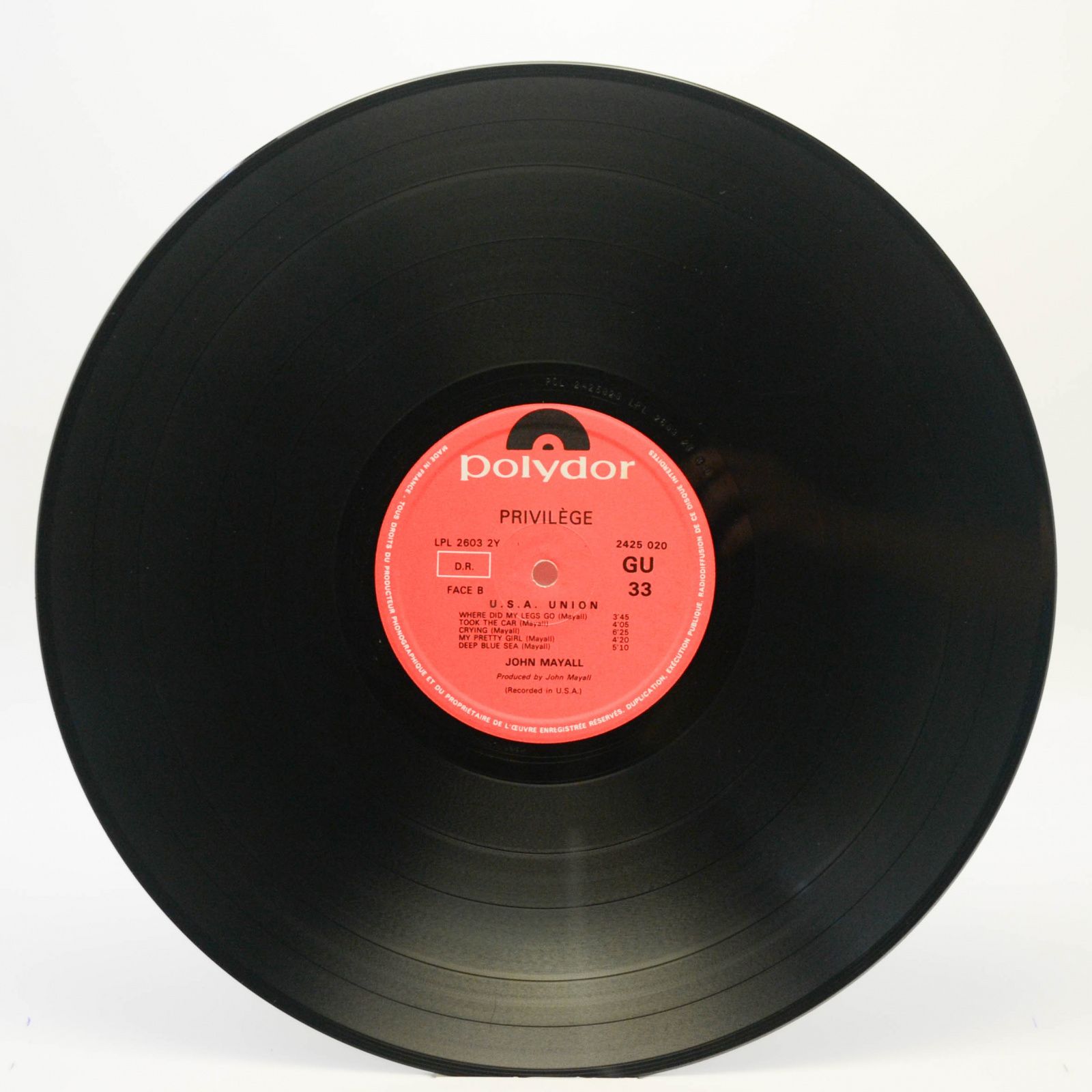 John Mayall — USA Union, 1970