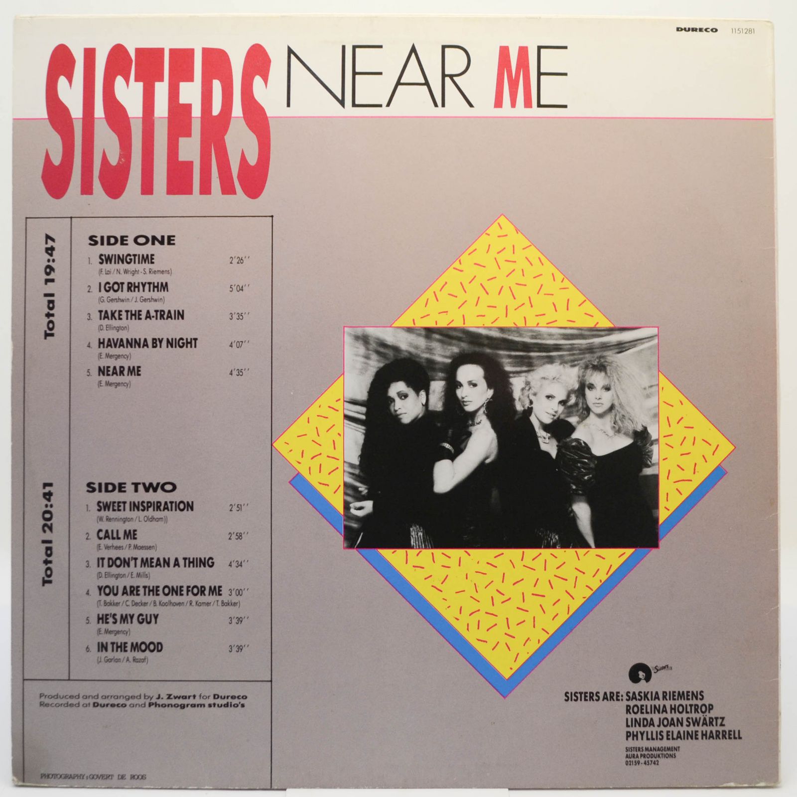 Виниловая пластинка Sisters — Near Me, 1989