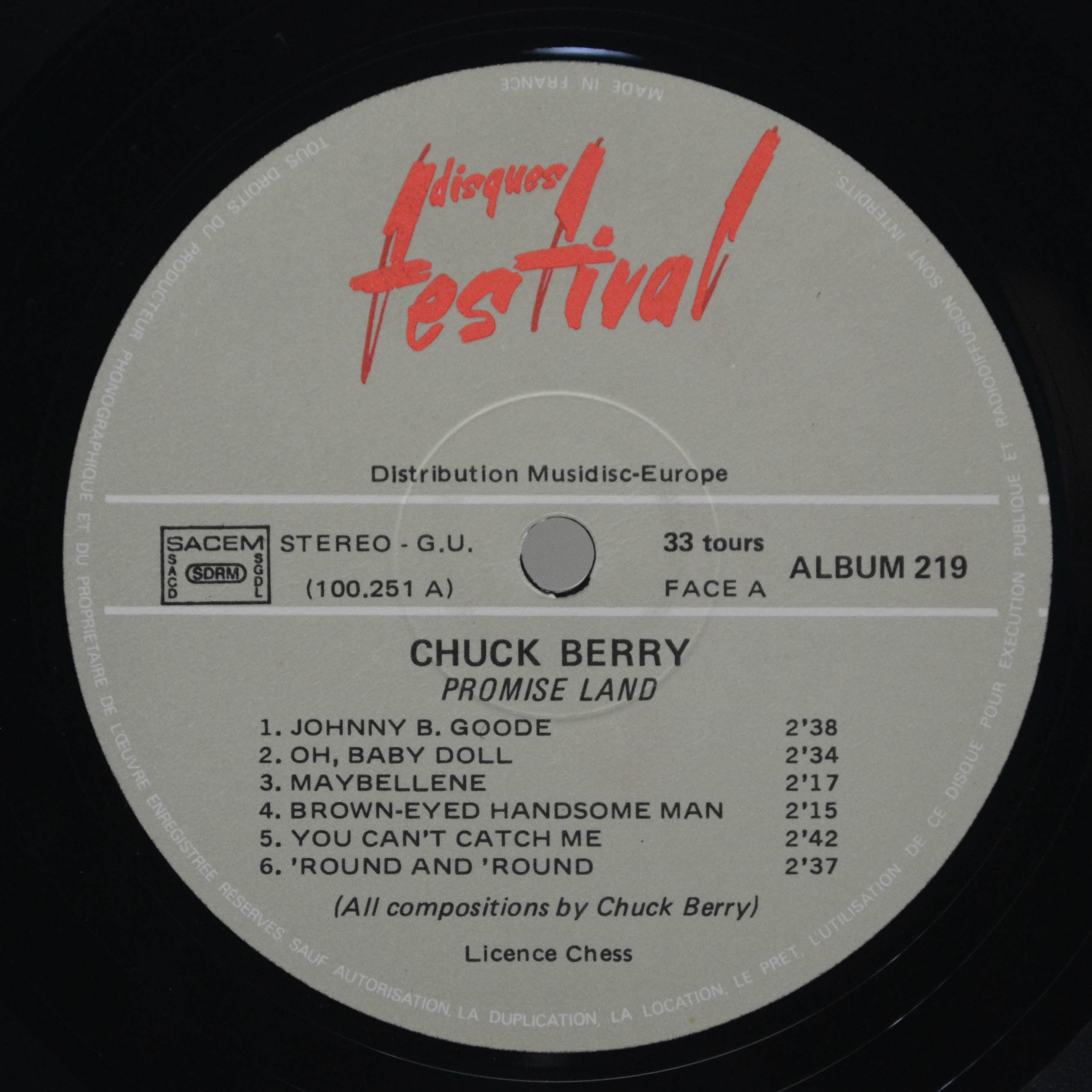 Chuck Berry — Promise Land (Terre Promise) (2LP), 1976