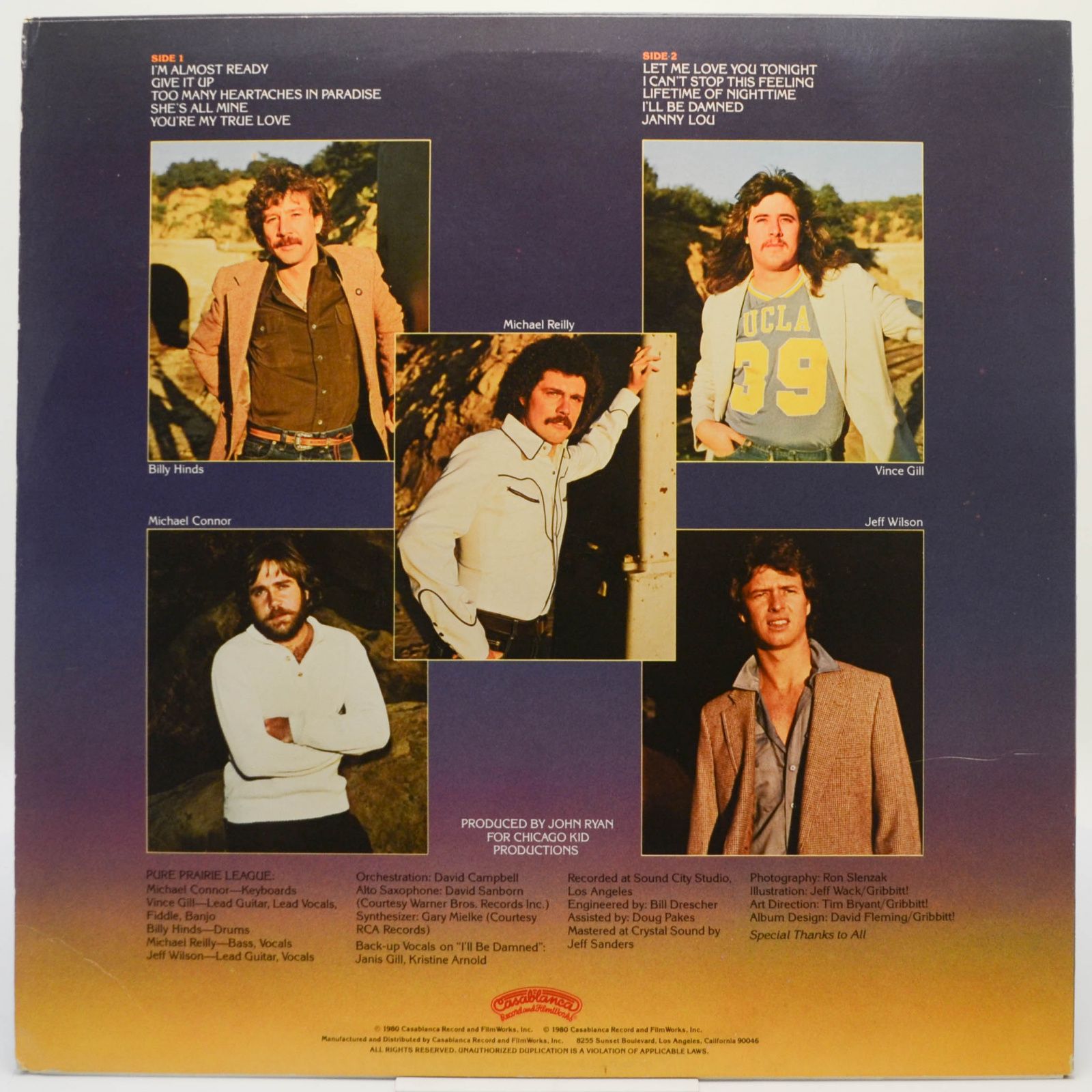 Виниловая пластинка Pure Prairie League — Firin' Up, 1980