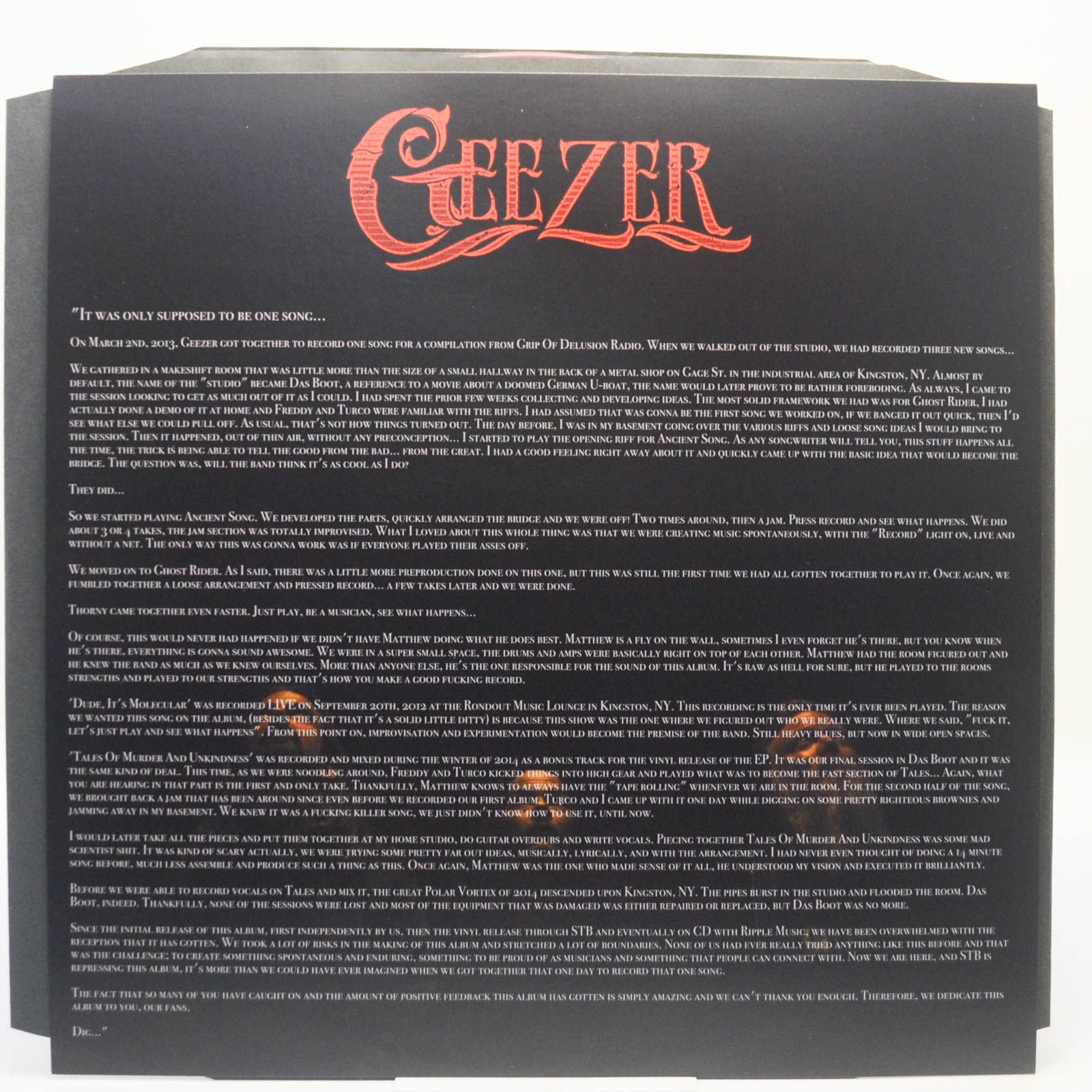 Geezer — Gage, 2014