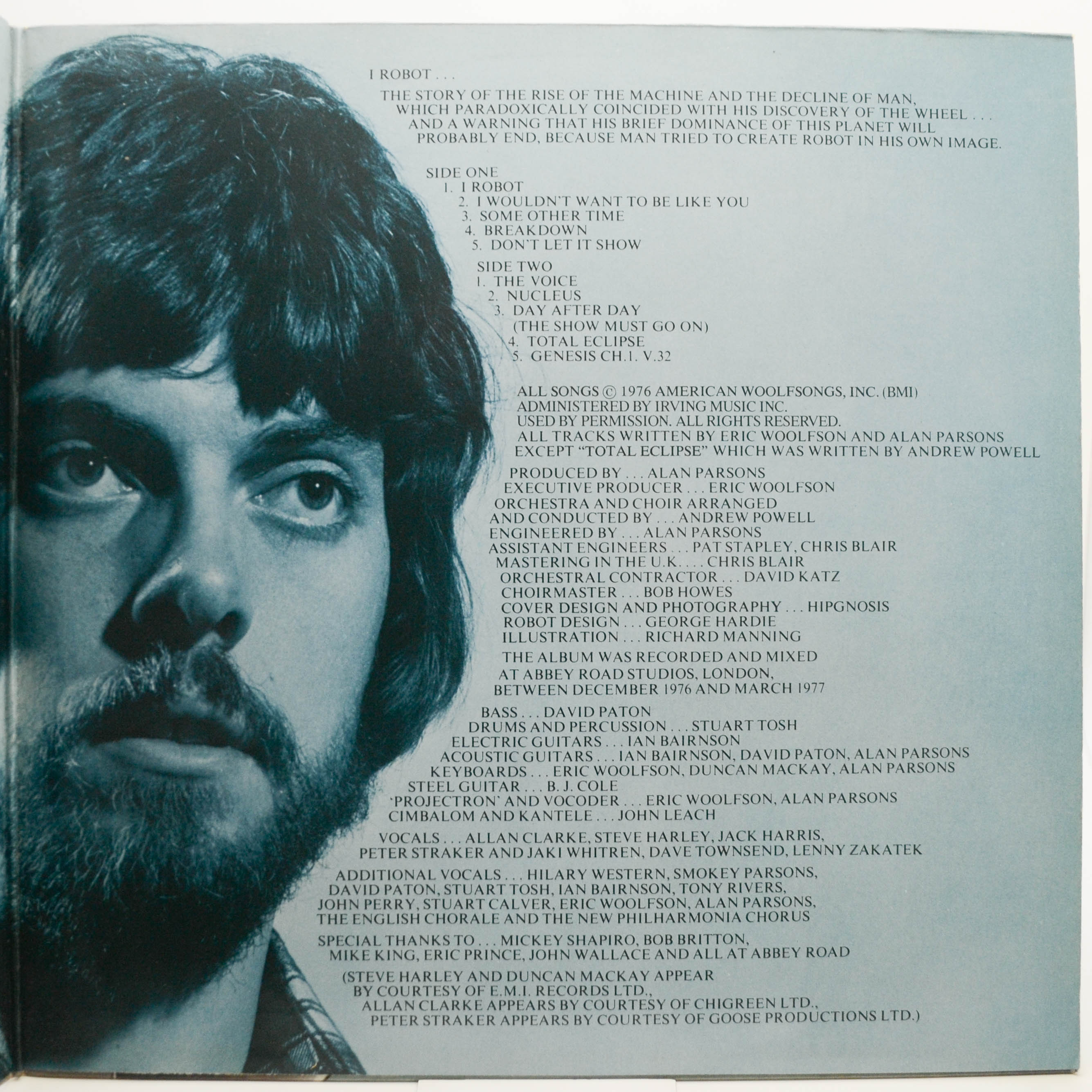 Виниловая пластинка Alan Parsons Project — I Robot, 1979